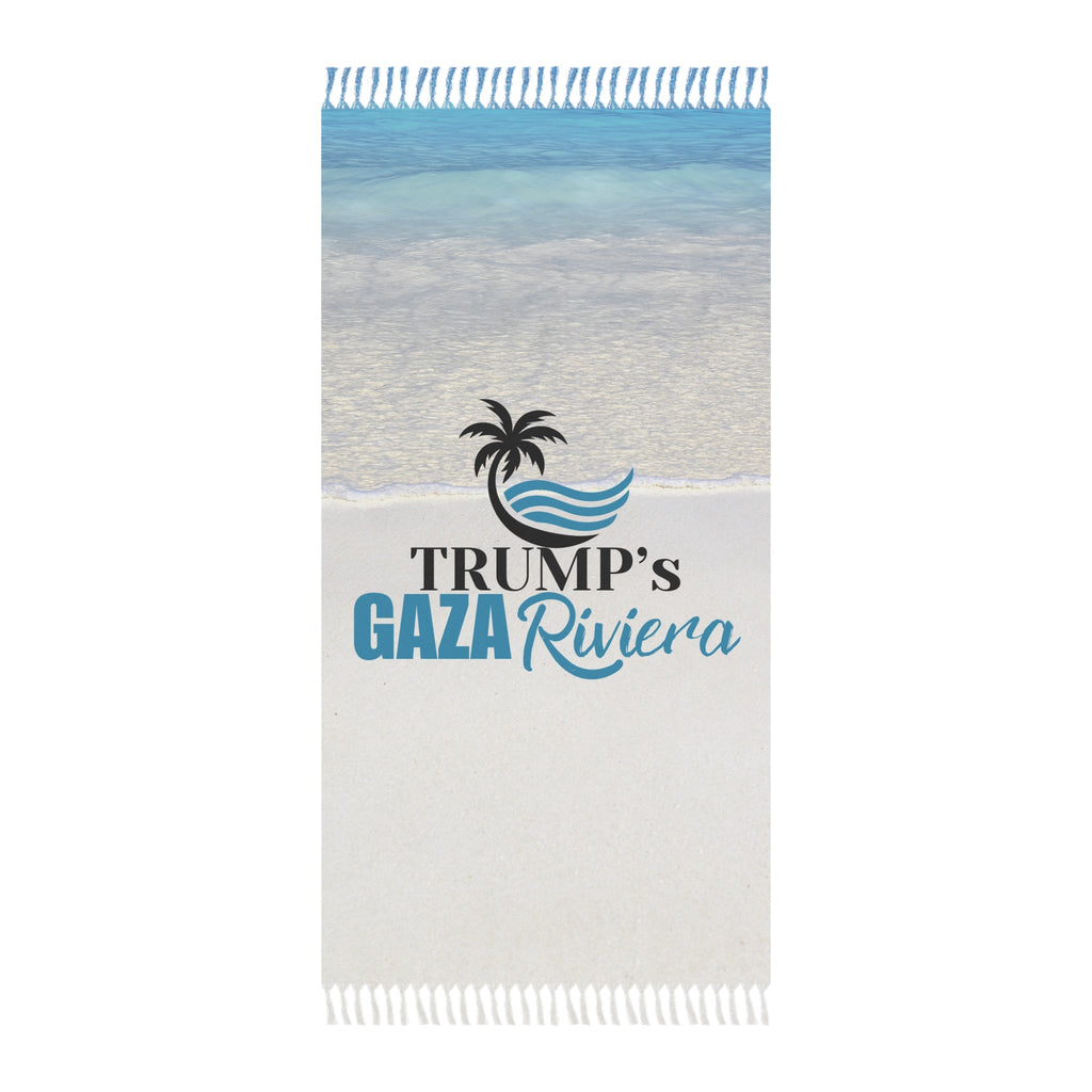 Boho Beach Towel - Trump's Gaza Riviera Design Printify