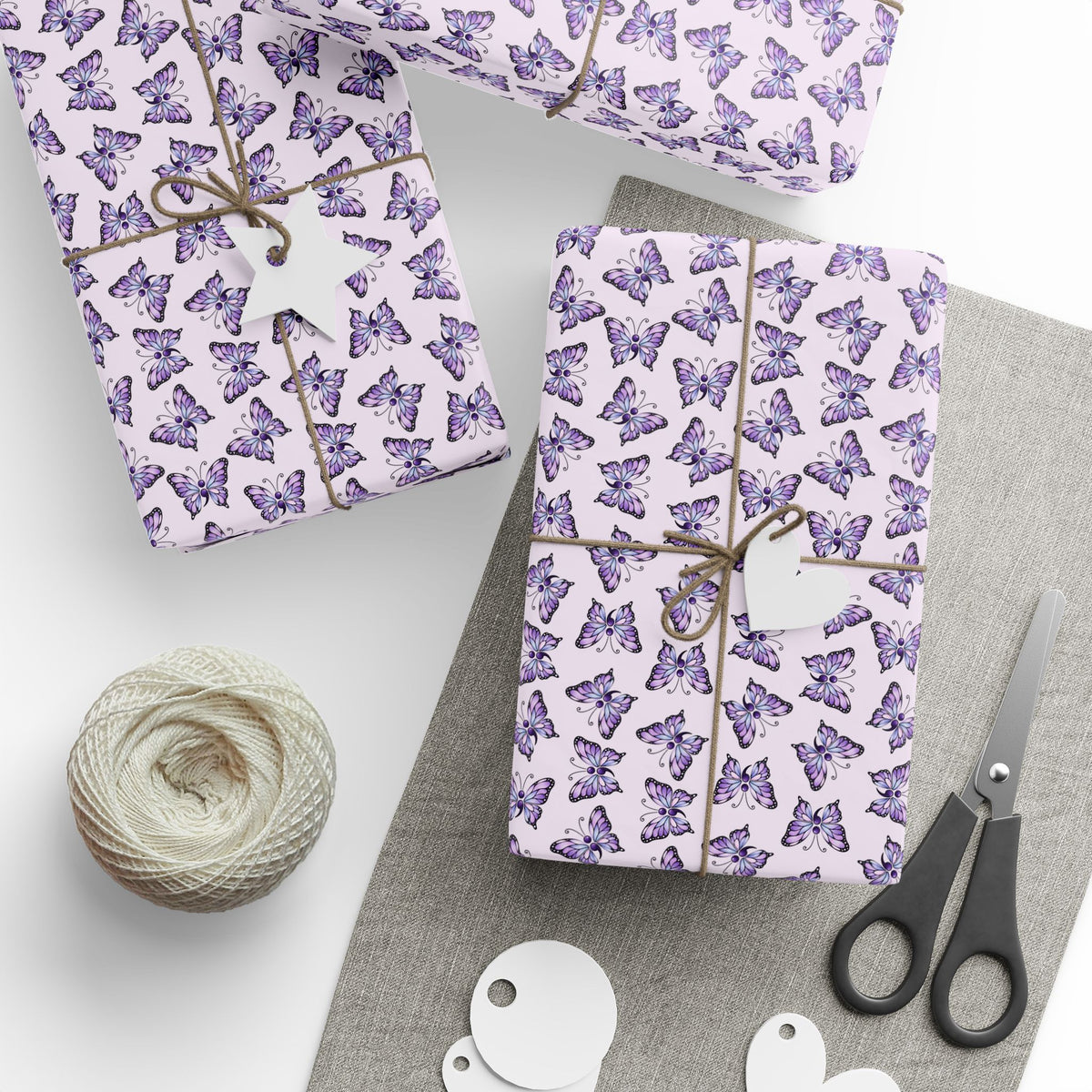 Purple Butterfly Suicide Prevention Awareness Wrapping Paper | Hope & Remembrance Gift Wrap