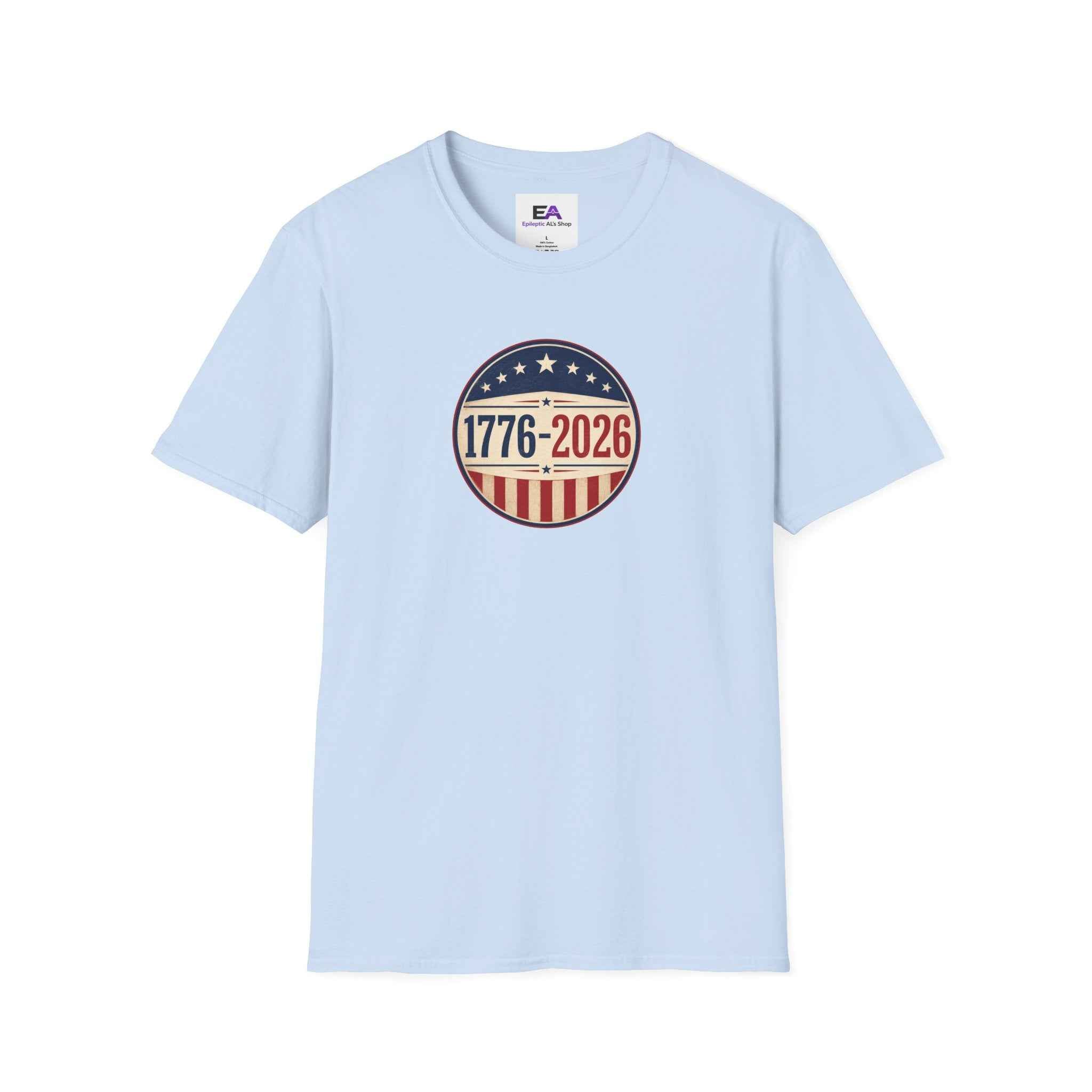 1776–2026 USA Patriotic T-Shirt | Vintage Americana Anniversary Tee
