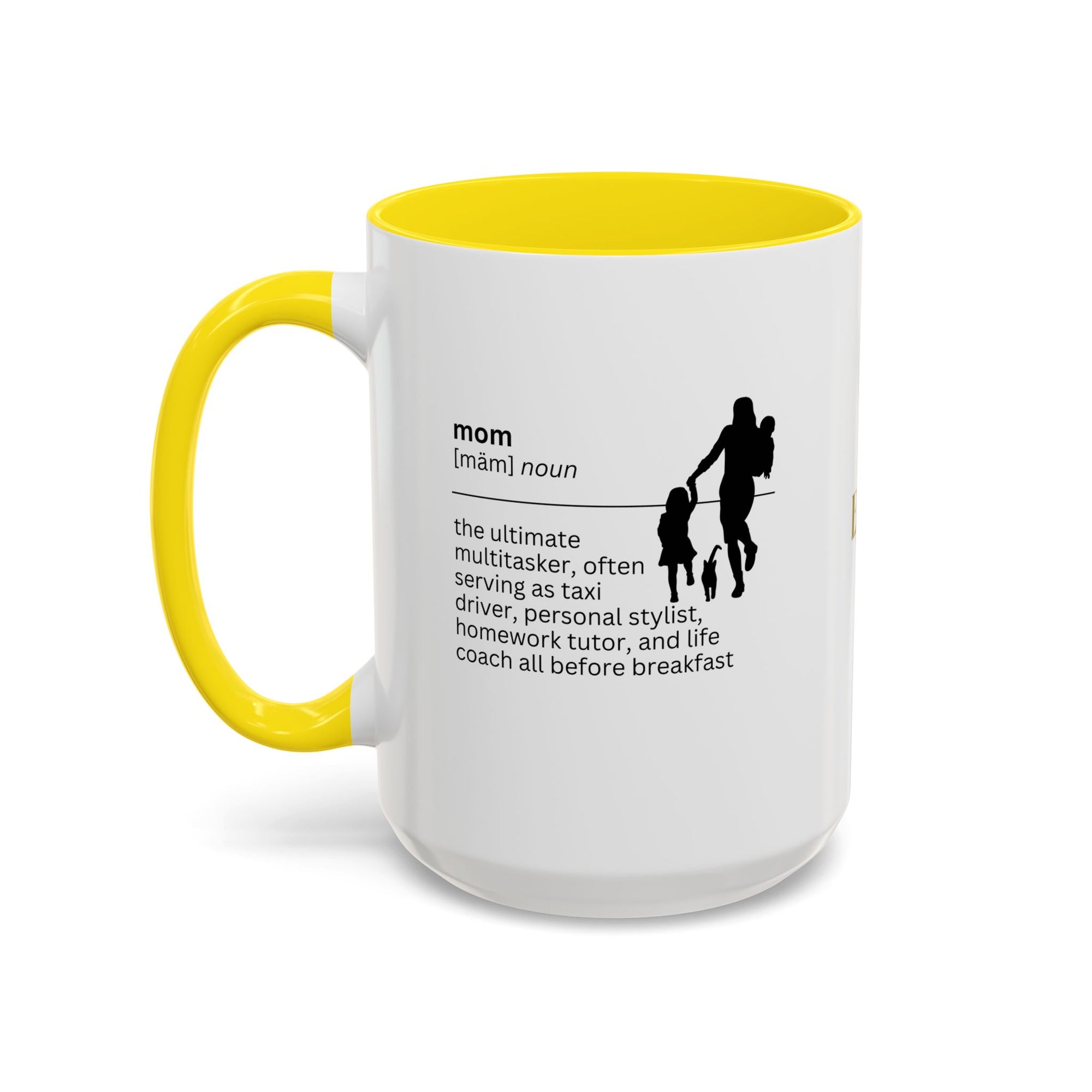 Mom Multitasker Accent Coffee Mug - Perfect Gift for Moms