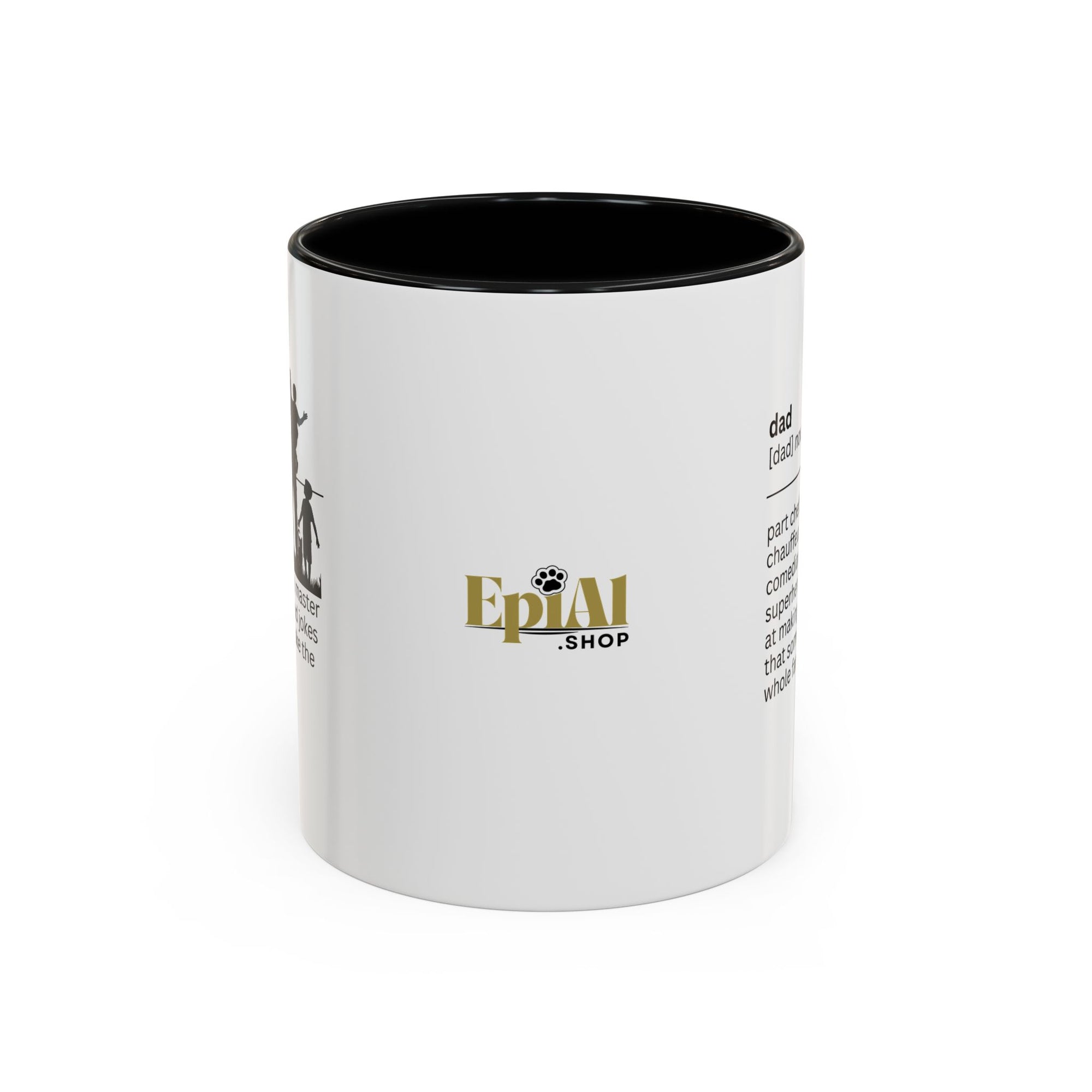 Dad Jokes Accent Coffee Mug - Perfect Gift for Dads