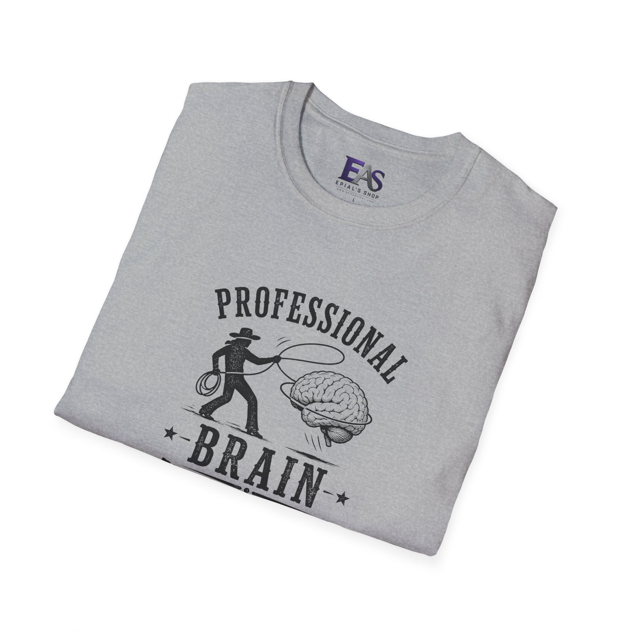 Professional Brain Wrangler Epilepsy Awareness T-Shirt