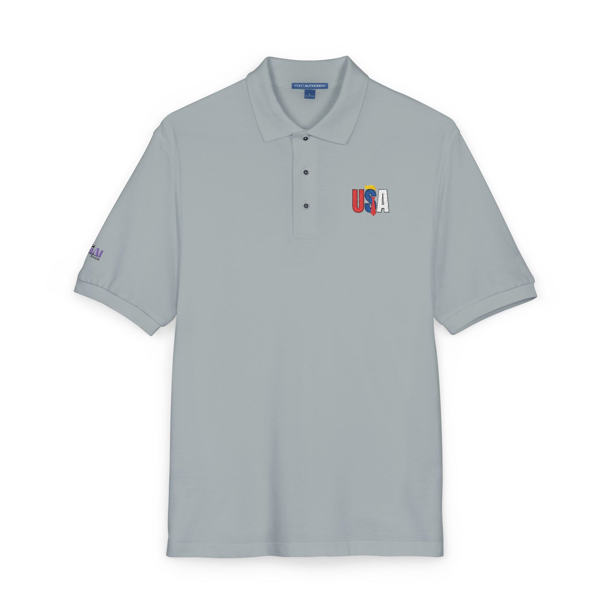 Classic Trump USA Embroidered Unisex Polo Shirt