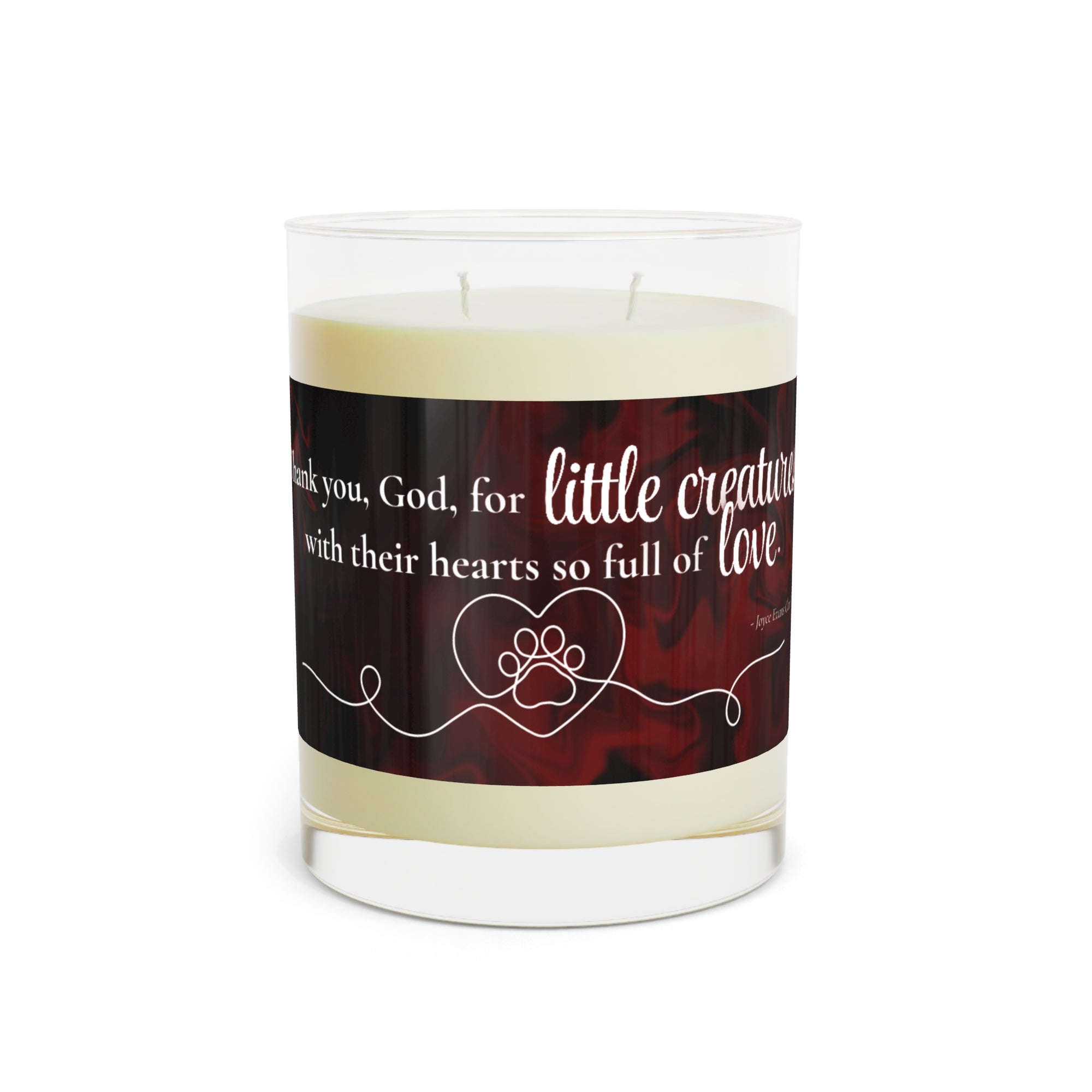 Little Creatures Scented Candle - Full Glass, 11oz