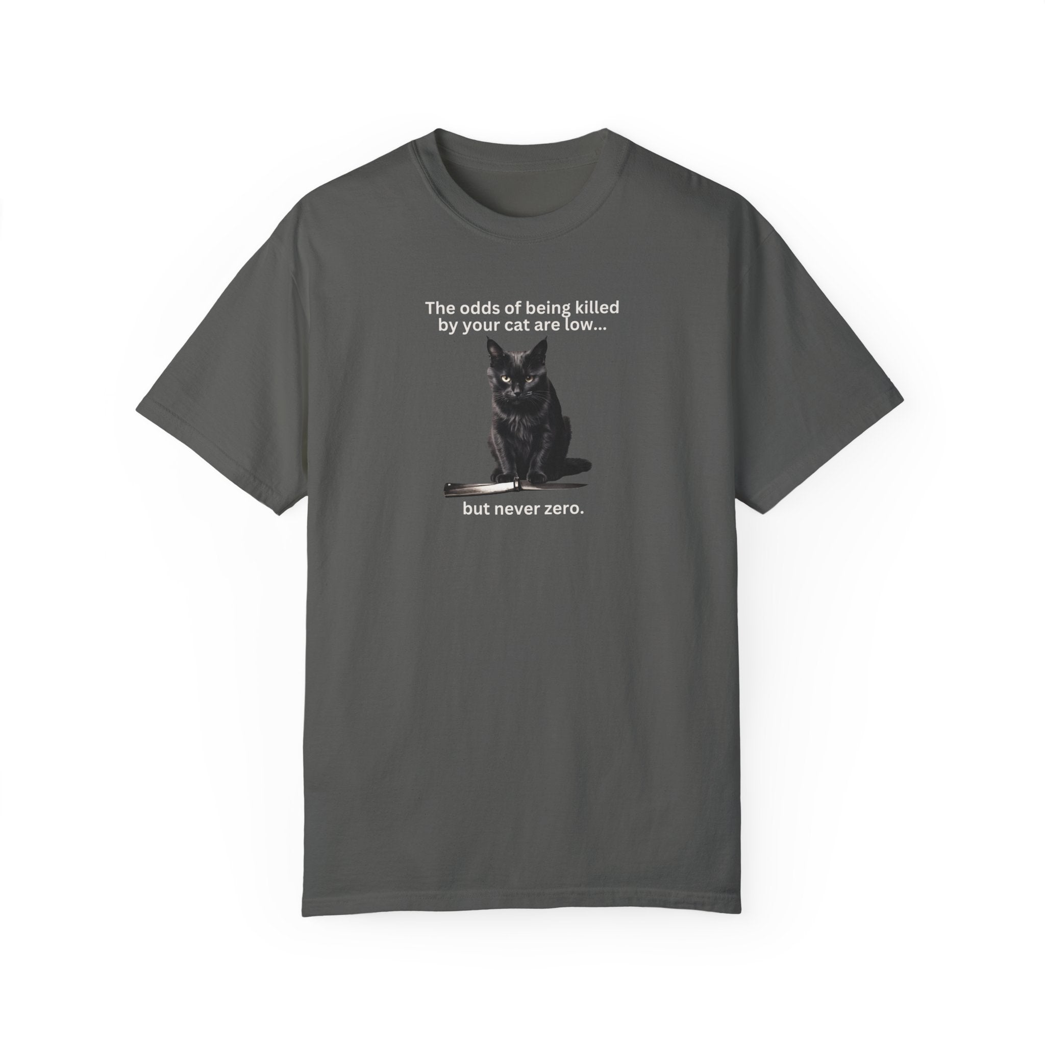 Photo depicting the ​Odds Unisex Garment-Dyed T-shirt from EpiAl's Shop.