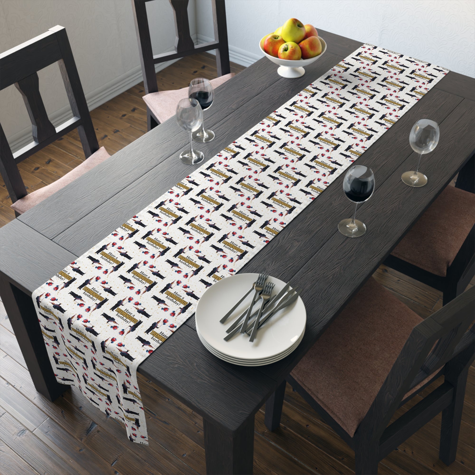 Tremendous Trump Birthday Table Runner