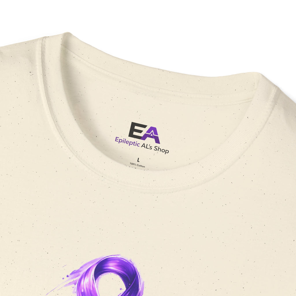 Fierce. Brave. Aware. Purple Ribbon Epilepsy Awareness T-Shirt
