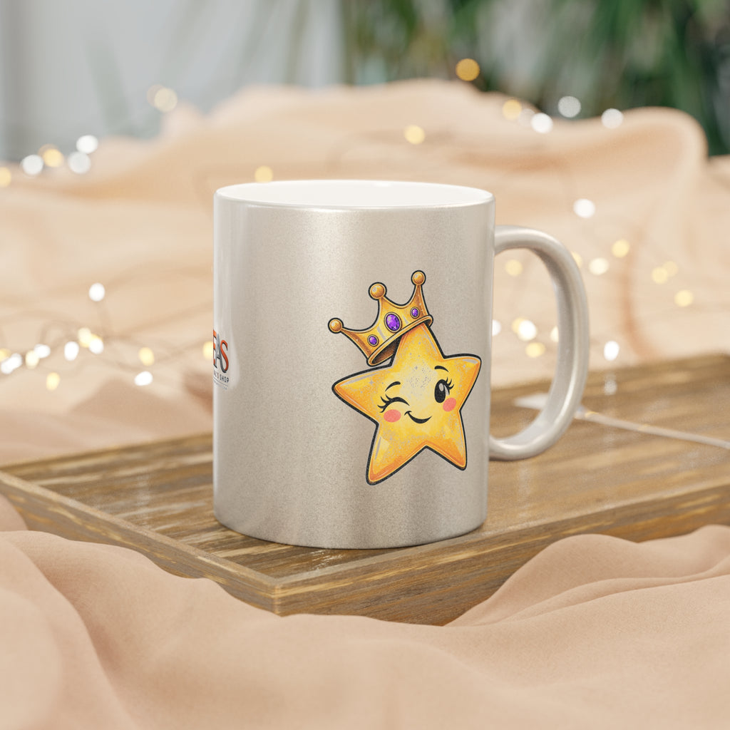 Main Character Energy Metallic Coffee Mug | Gold or Silver 11 oz Mug