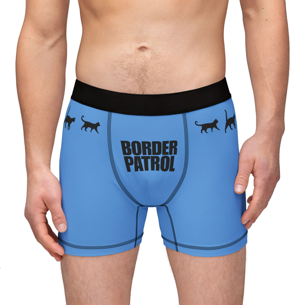 Border Patrol Cat Boxer Briefs – Men’s Stretch Boxer Briefs
