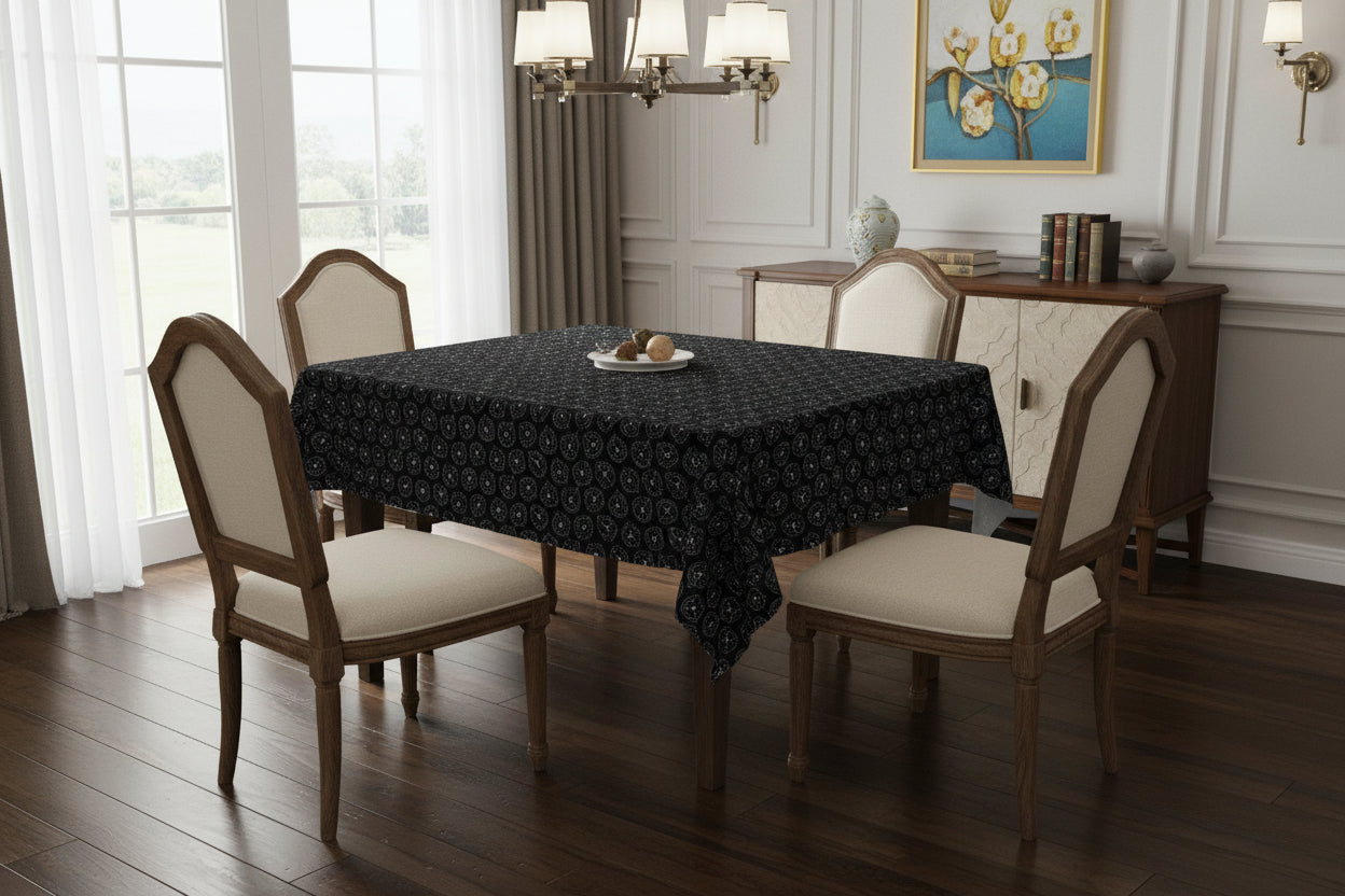 Approved Gathering Tablecloth – “Meal In Progress” Faux Seal Table Cover