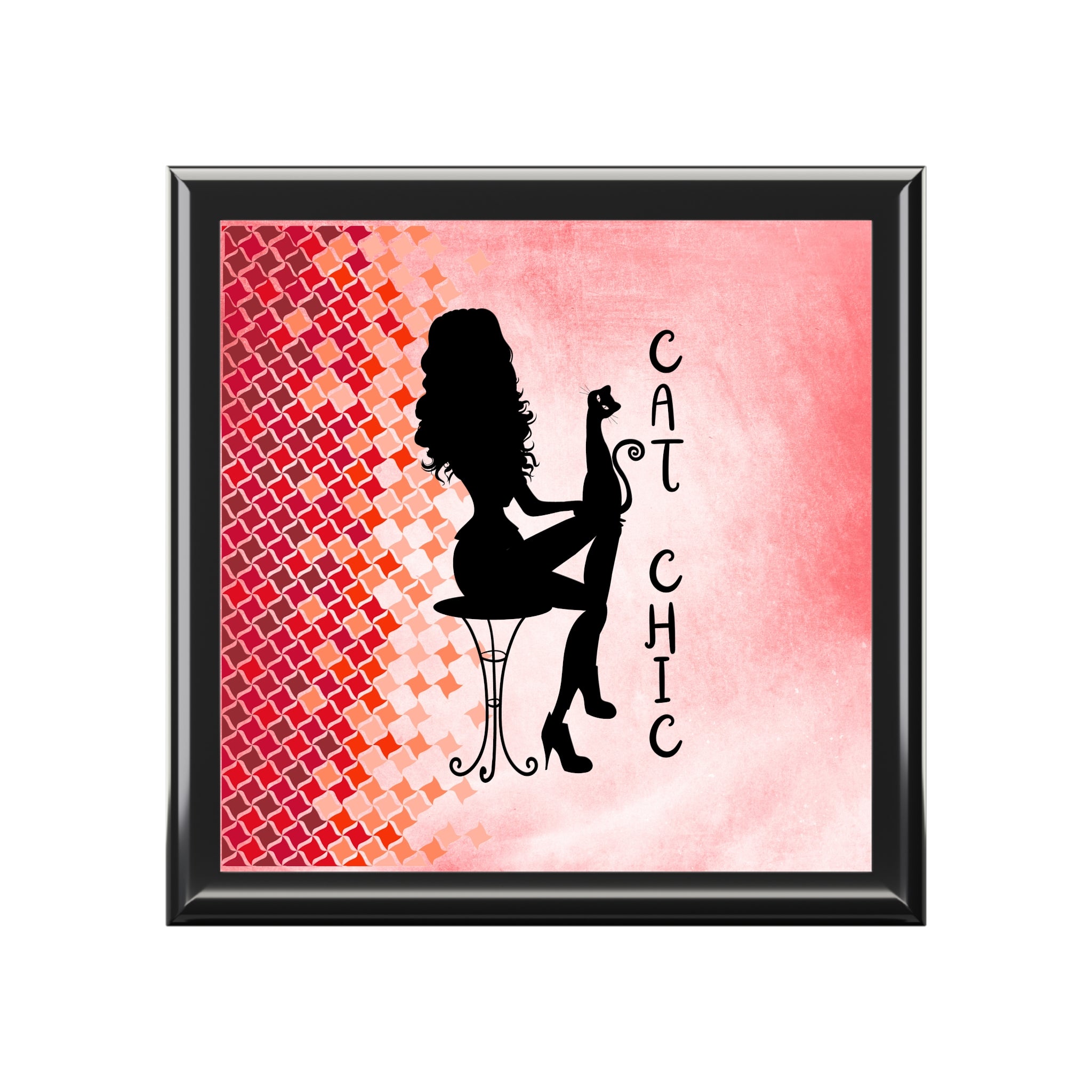 Photo depicting the ​Cat Chic Jewelry Box from EpiAl's Shop.