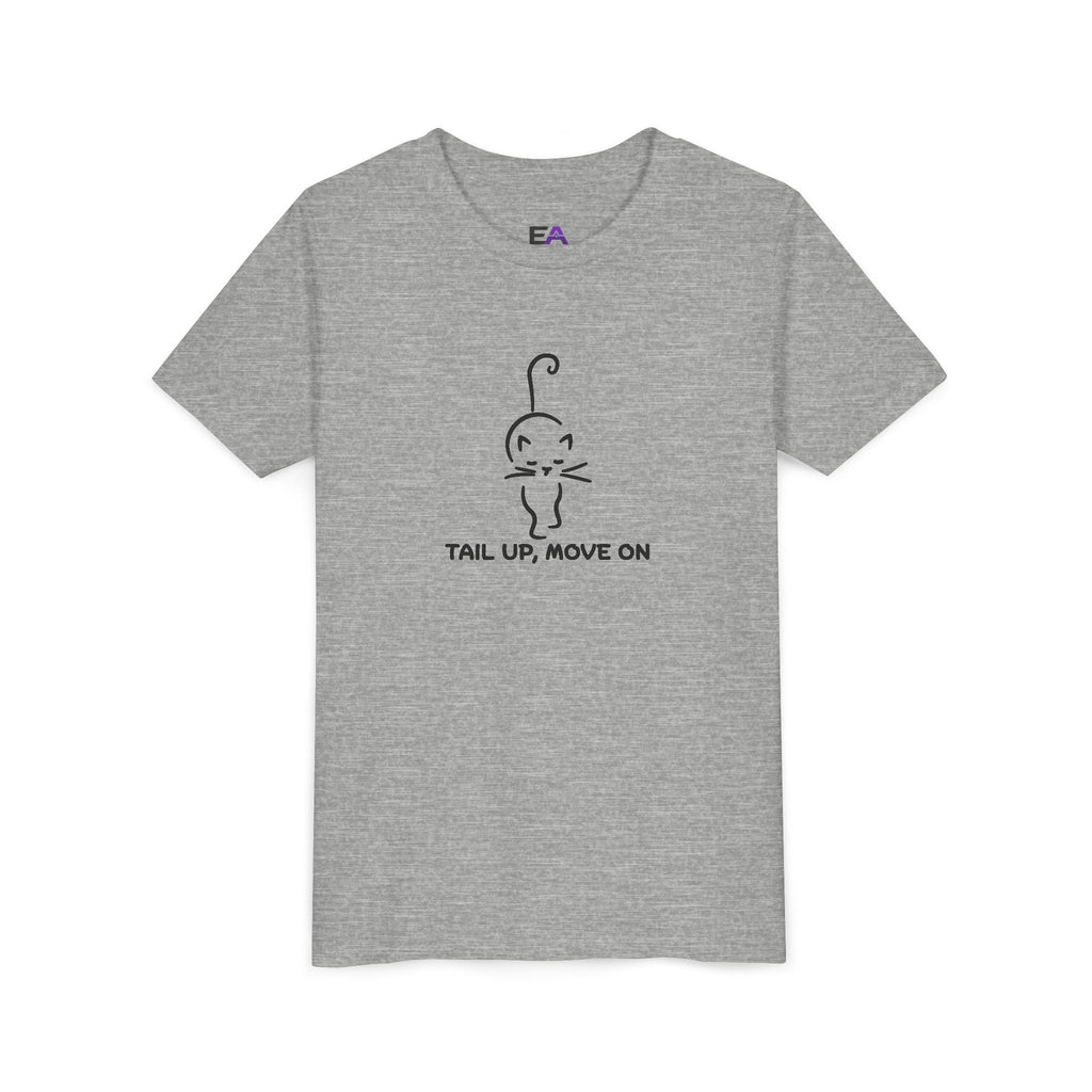 Tail Up, Move On Youth Tee – Small Human, Big Attitude