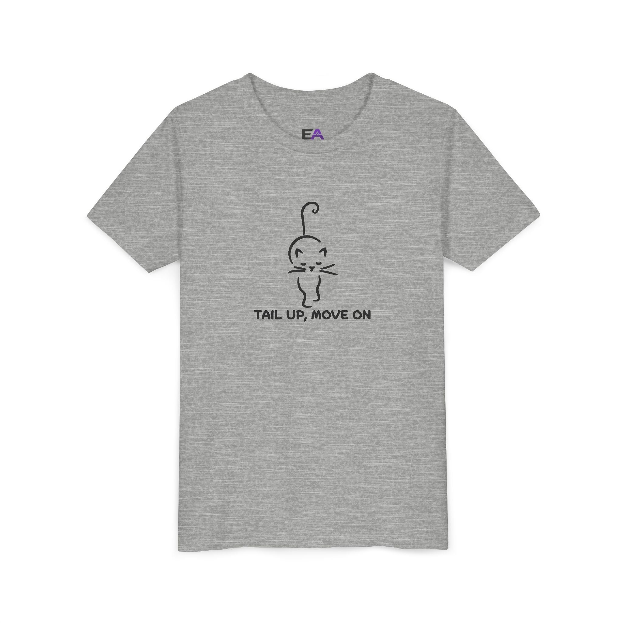 Tail Up, Move On Youth Tee – Small Human, Big Attitude