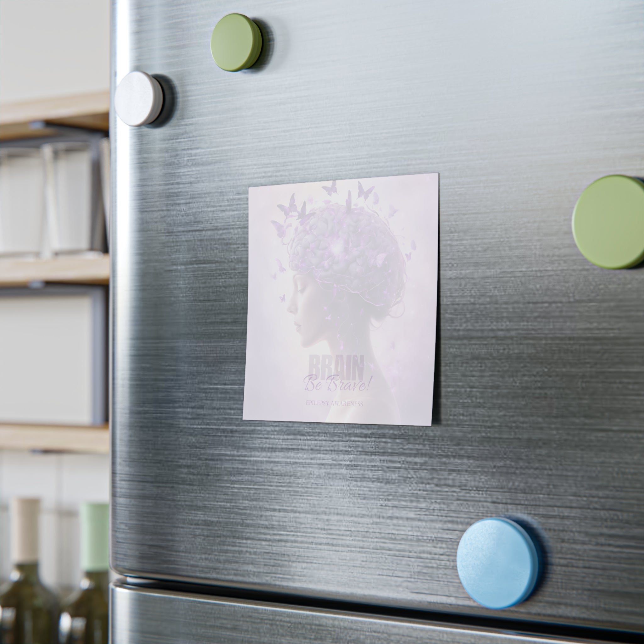 Photo depicting the ​Beautiful Brain Epilepsy Awareness Post-it® Note Pads from EpiAl's Shop.