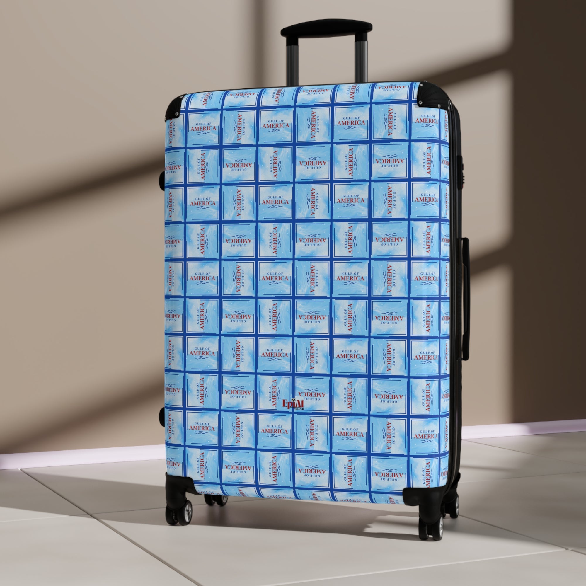 American Gulf Patterned Suitcase