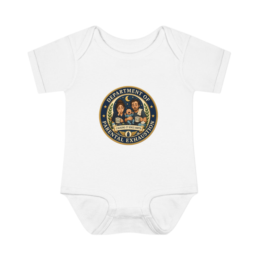 Department of Parental Exhaustion Infant Bodysuit | Baby Onesie