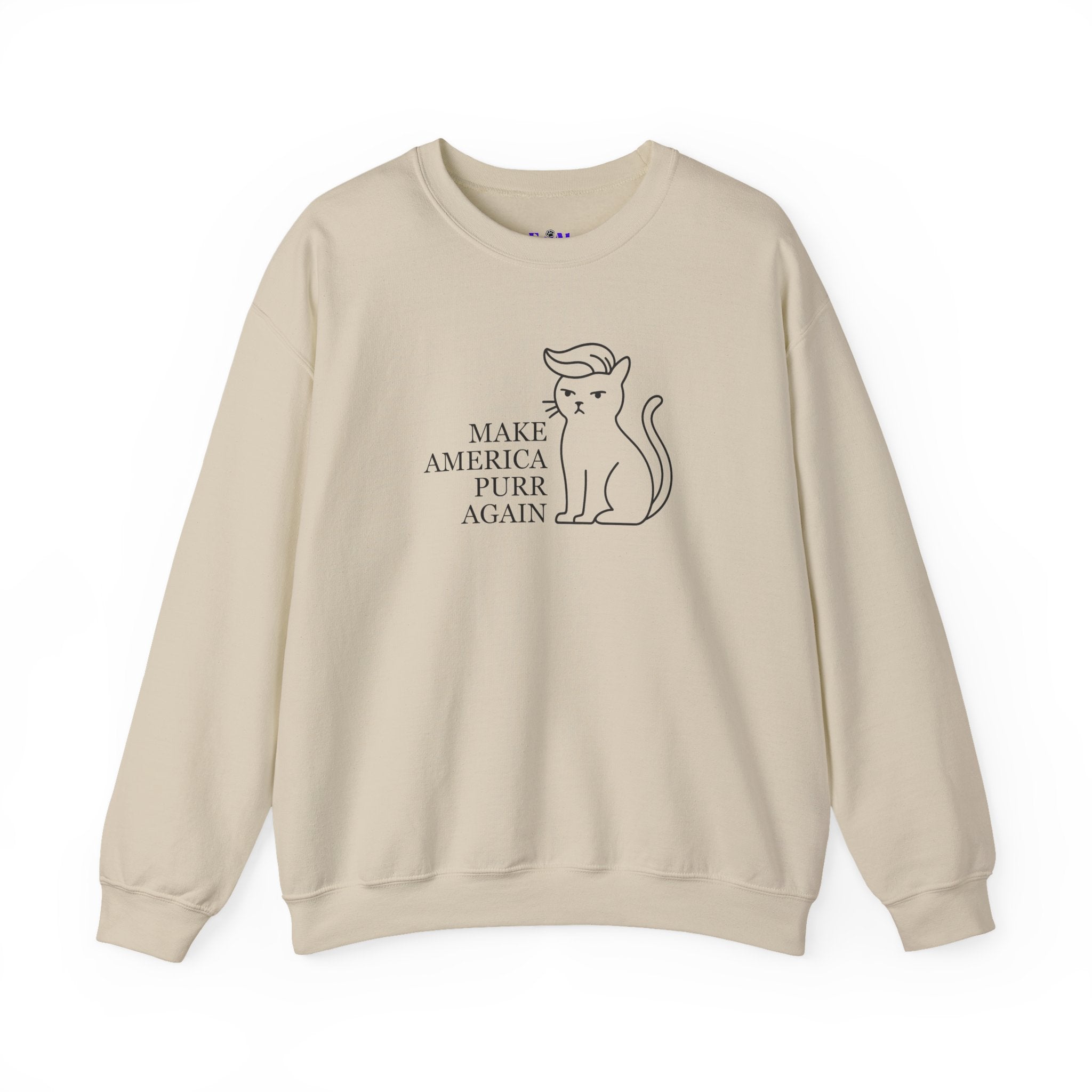 “Make America Purr Again” Parody Cat Sweatshirt
