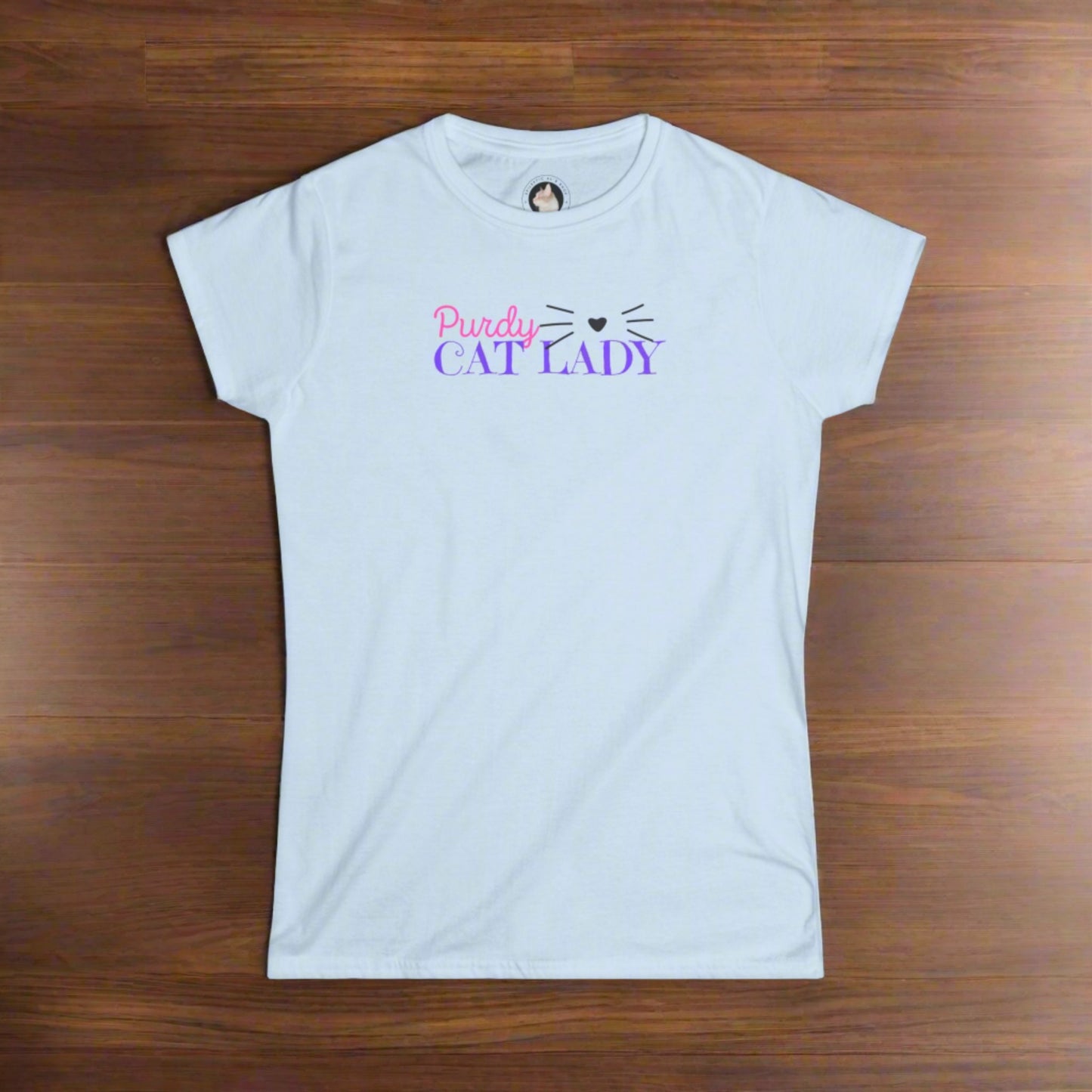 Purdy Cat Lady Women's Softstyle Tee - T - Shirt - Epileptic Al’s Shop