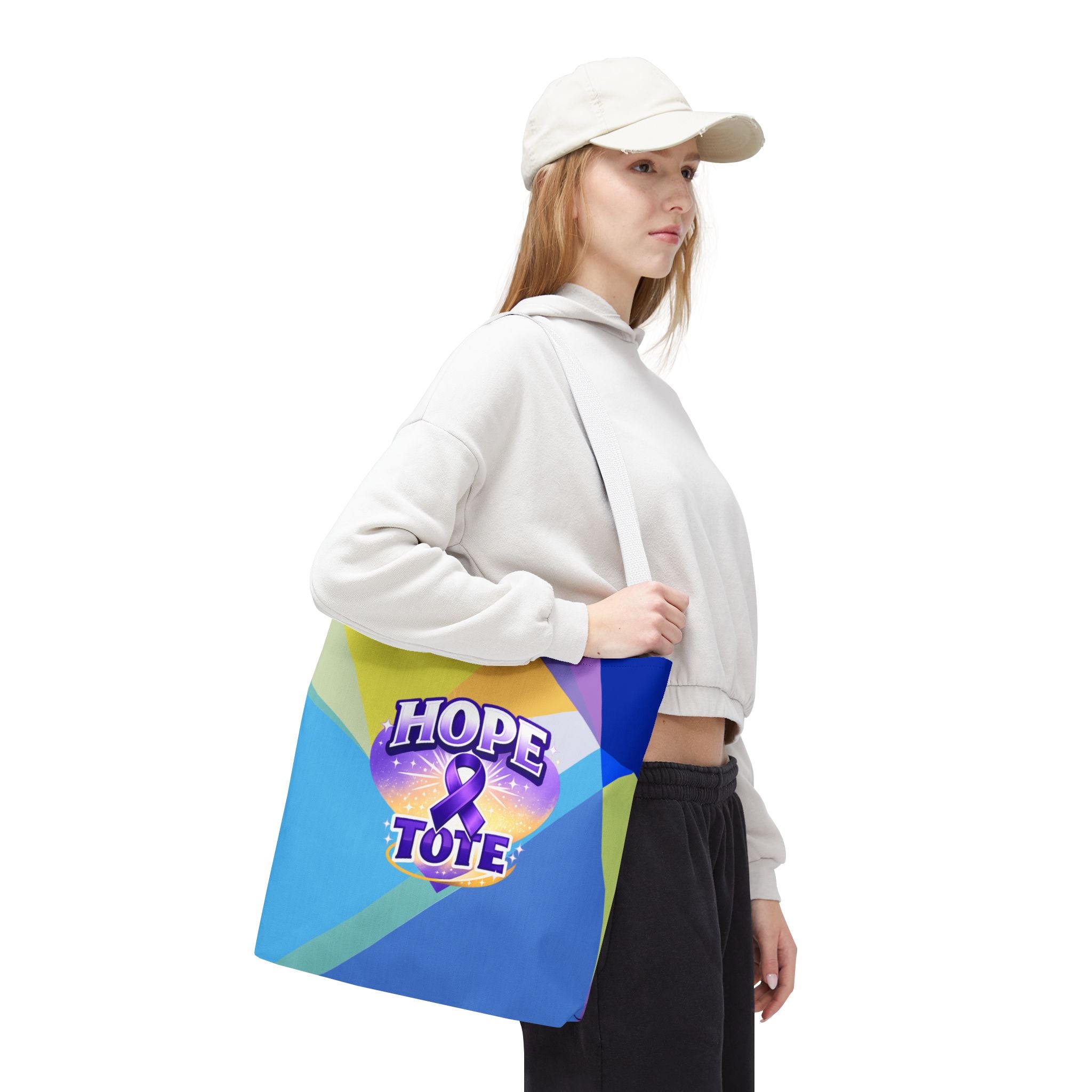 Hope Tote Epilepsy Awareness Ribbon Tote Bag