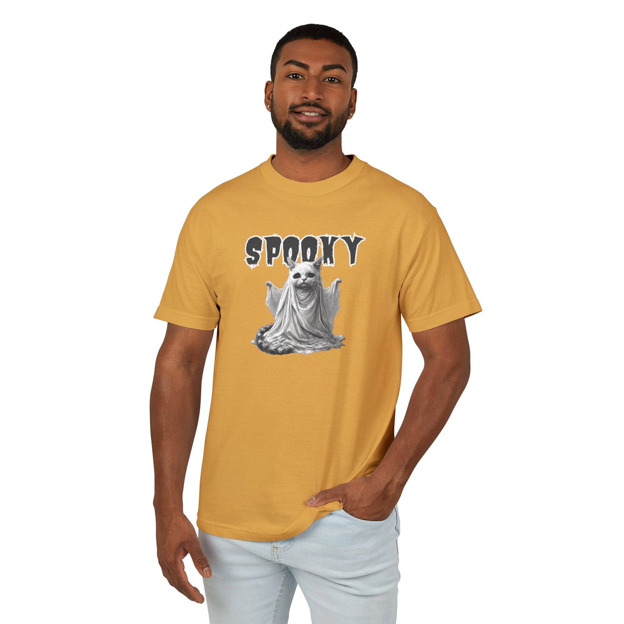 Spooky Ghost Kitty Unisex Tee, Halloween Shirt
