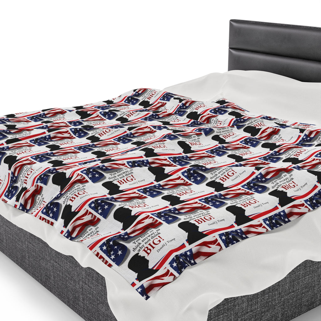 Trump: Think Big Velveteen Plush Blanket