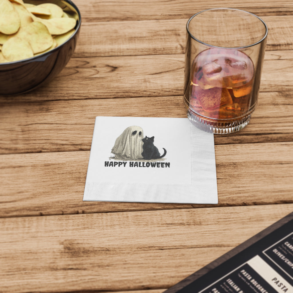 Halloween-themed Party Napkins, Spooky Decor