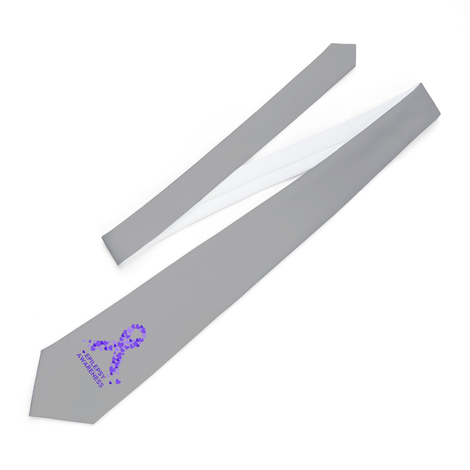 Purple Epilepsy Awareness Necktie, Formal Wear