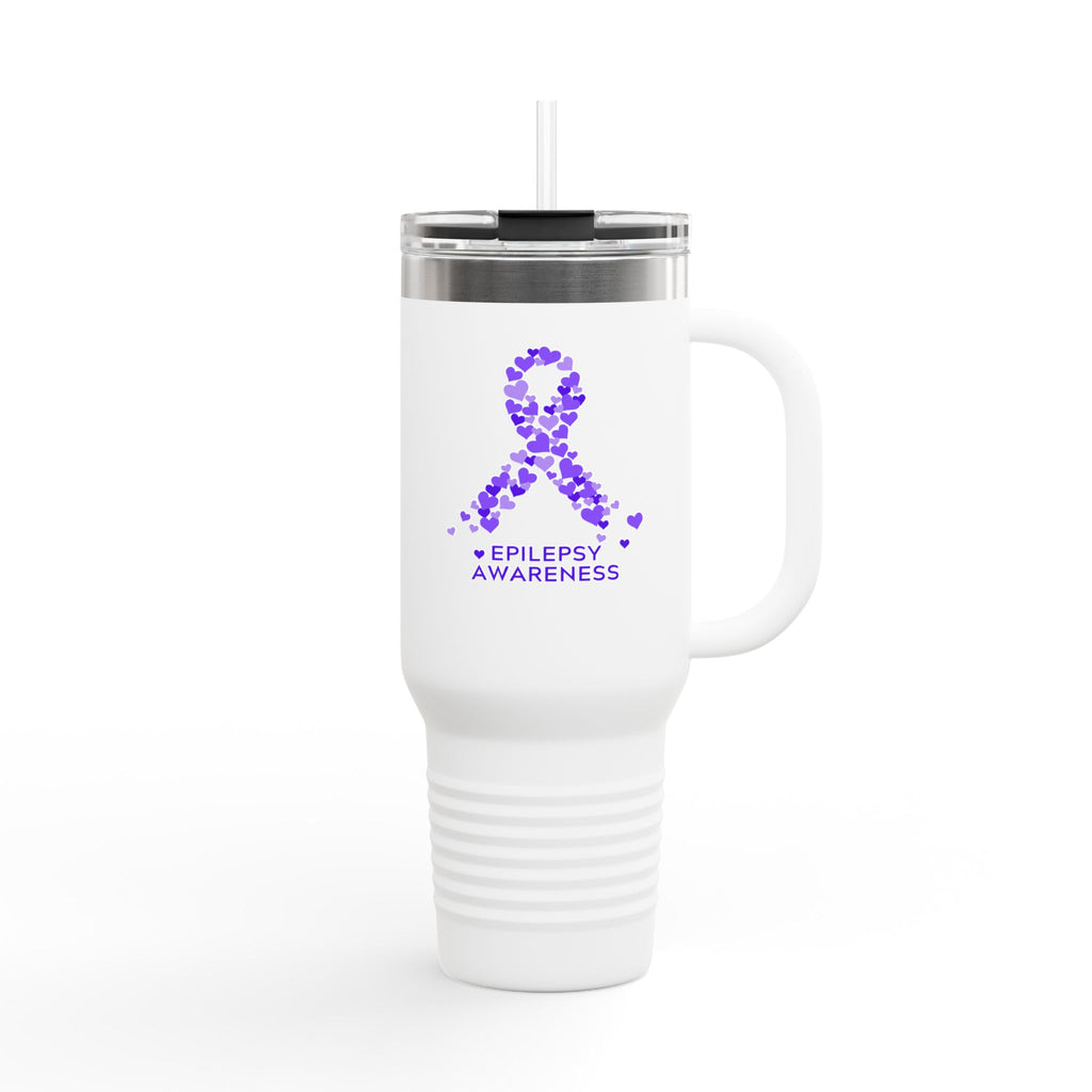 Epilepsy Awareness Insulated Travel Mug, 40oz