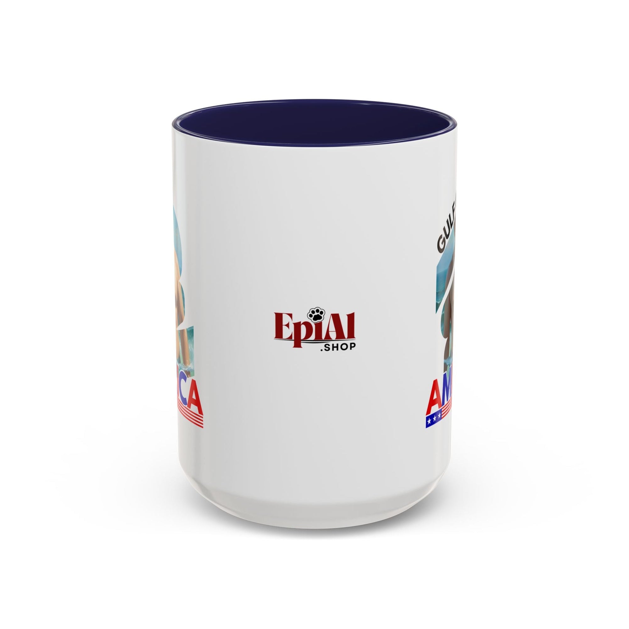Trump's Gulf of America Accent Coffee Mug Printify