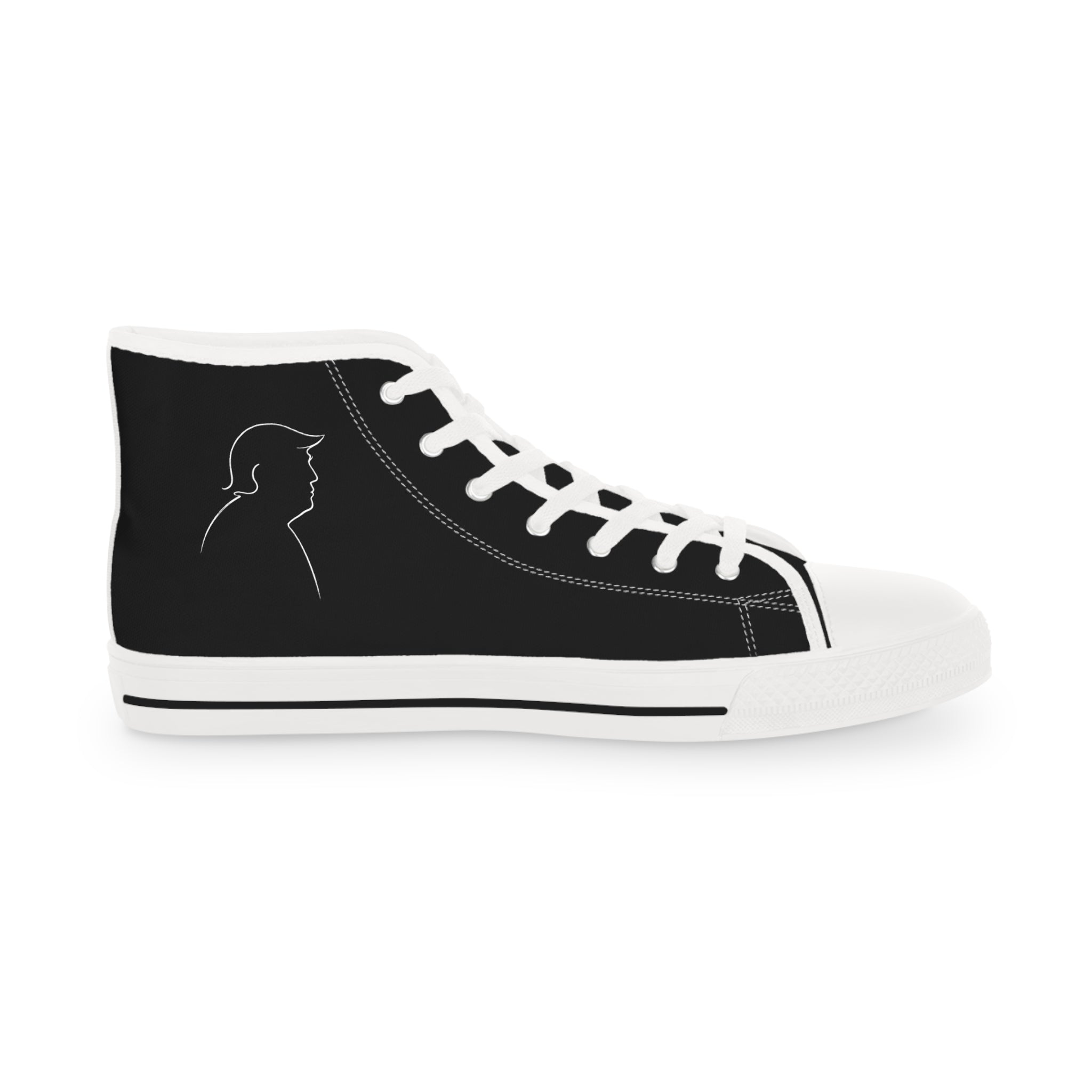Quiet Confidence — Minimal Line High-Top Sneakers