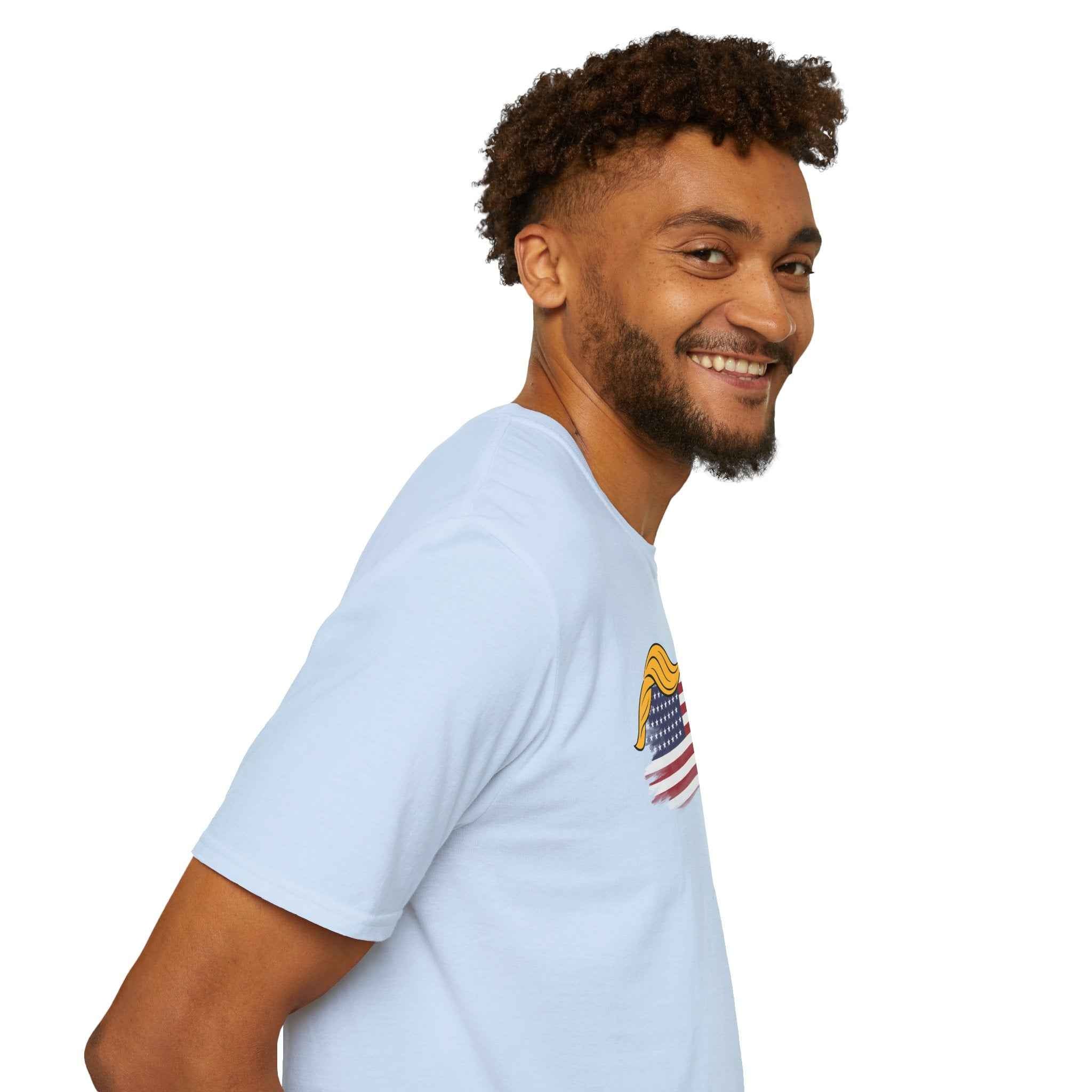 Swoop & Stripes Parody Tee – Unisex Soft Cotton T-Shirt