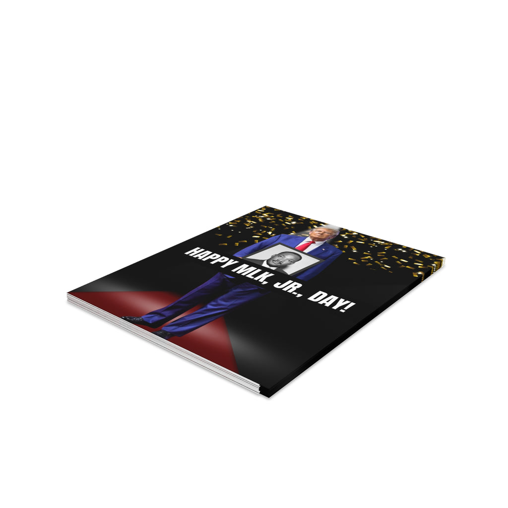 Donald Trump MLK Jr. Day Greeting Cards (8, 16, and 24 pcs)