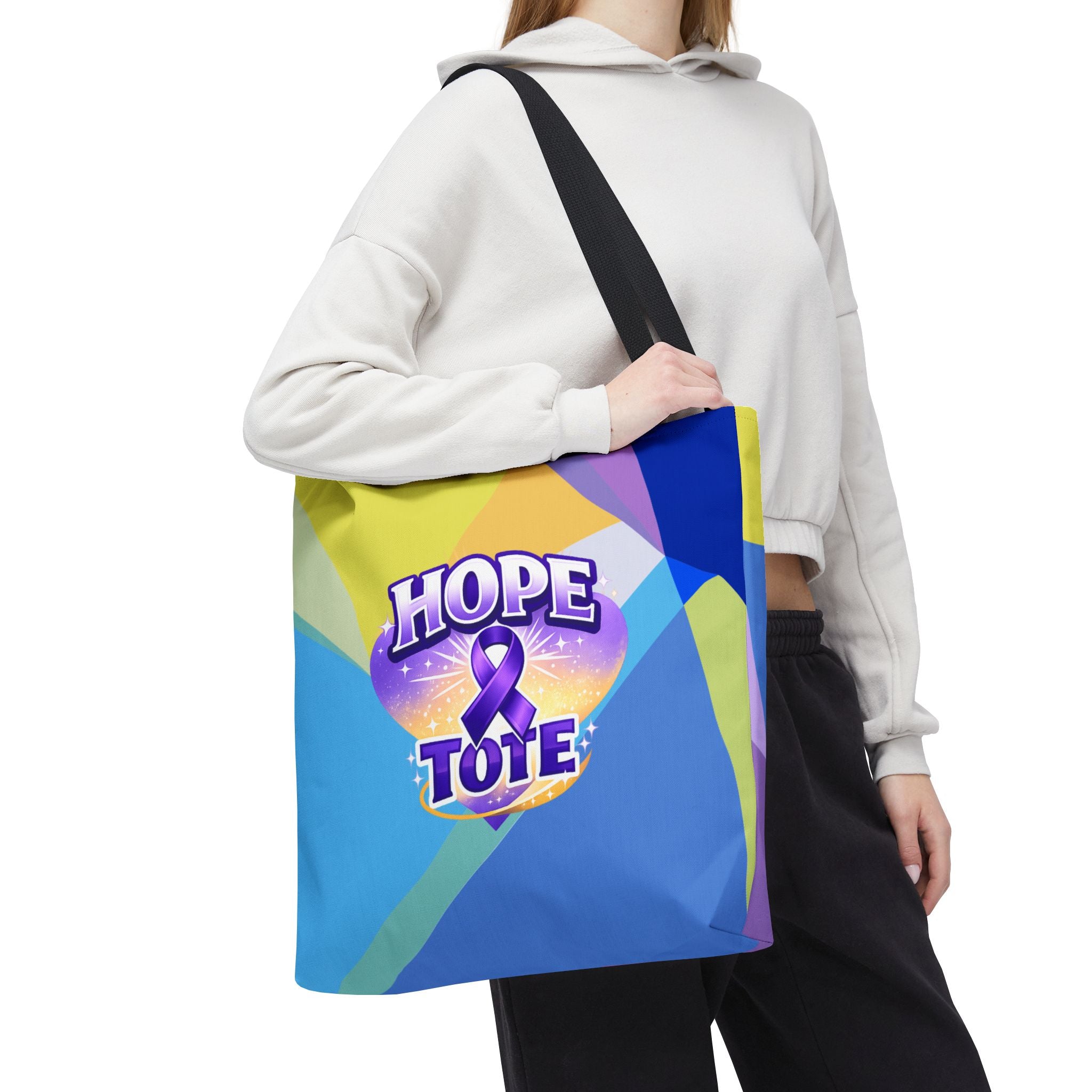 Hope Tote Epilepsy Awareness Ribbon Tote Bag