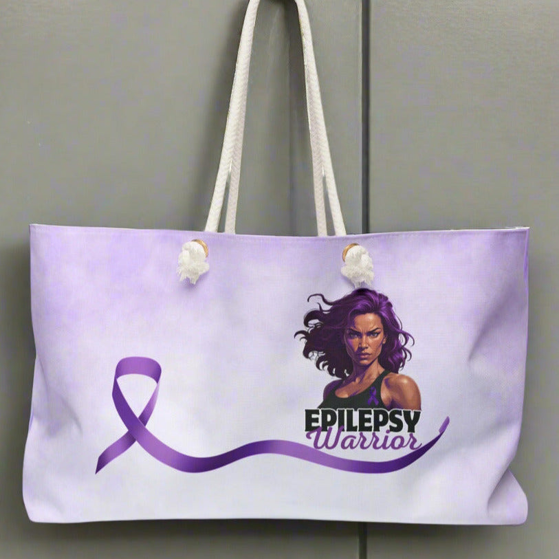 Epilepsy Warrior Weekender Bag/Large Handbag