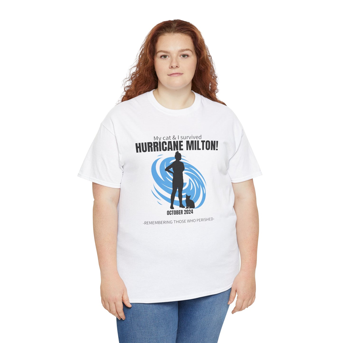 Hurricane Milton Survivor Unisex Heavy Cotton Tee