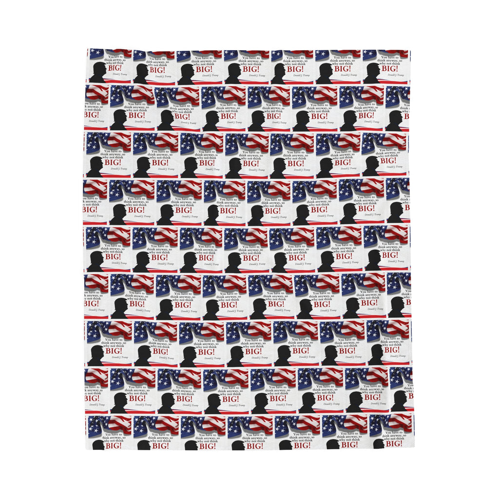 Trump: Think Big Velveteen Plush Blanket