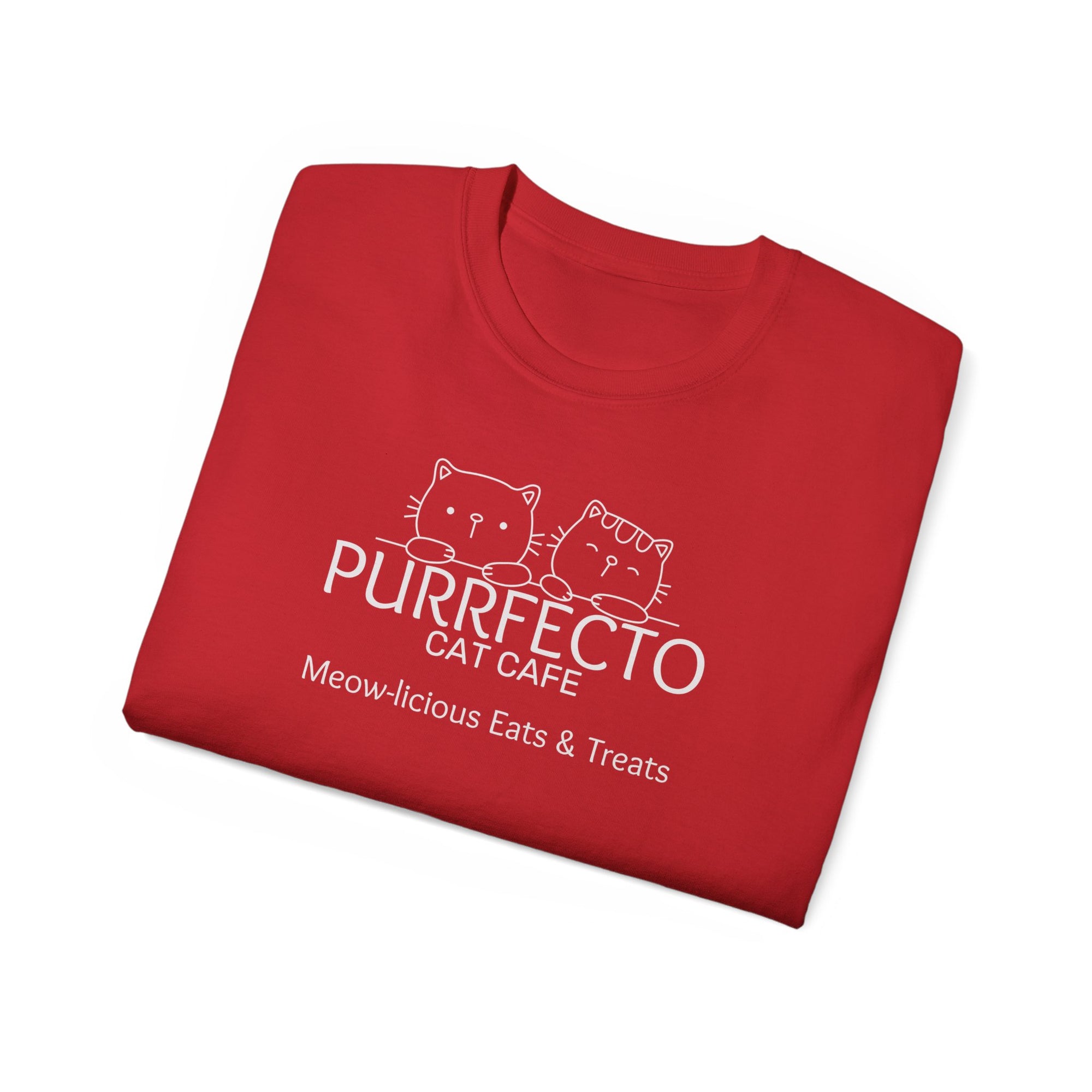 Purrfecto Cafe Unisex Ultra Cotton Tee - T - Shirt - Epileptic Al’s Shop