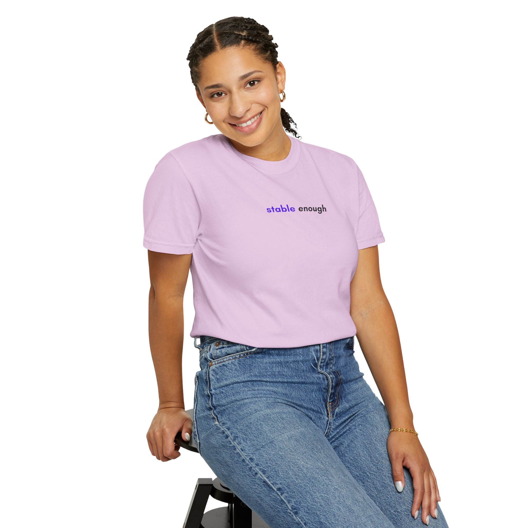 Stable Enough Epilepsy Awareness T-Shirt | Minimal Awareness Tee