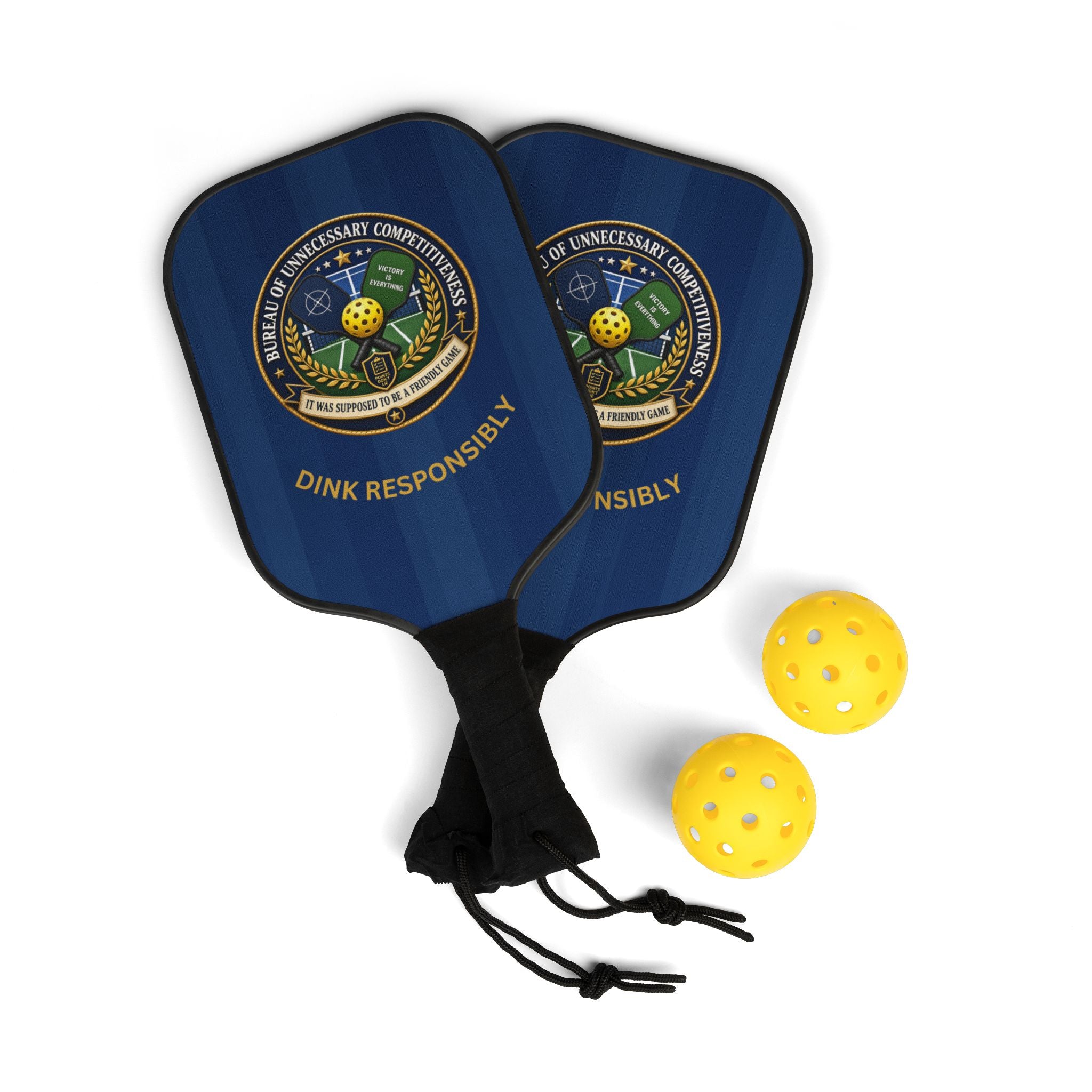 Dink Responsibly Pickleball Paddle Set