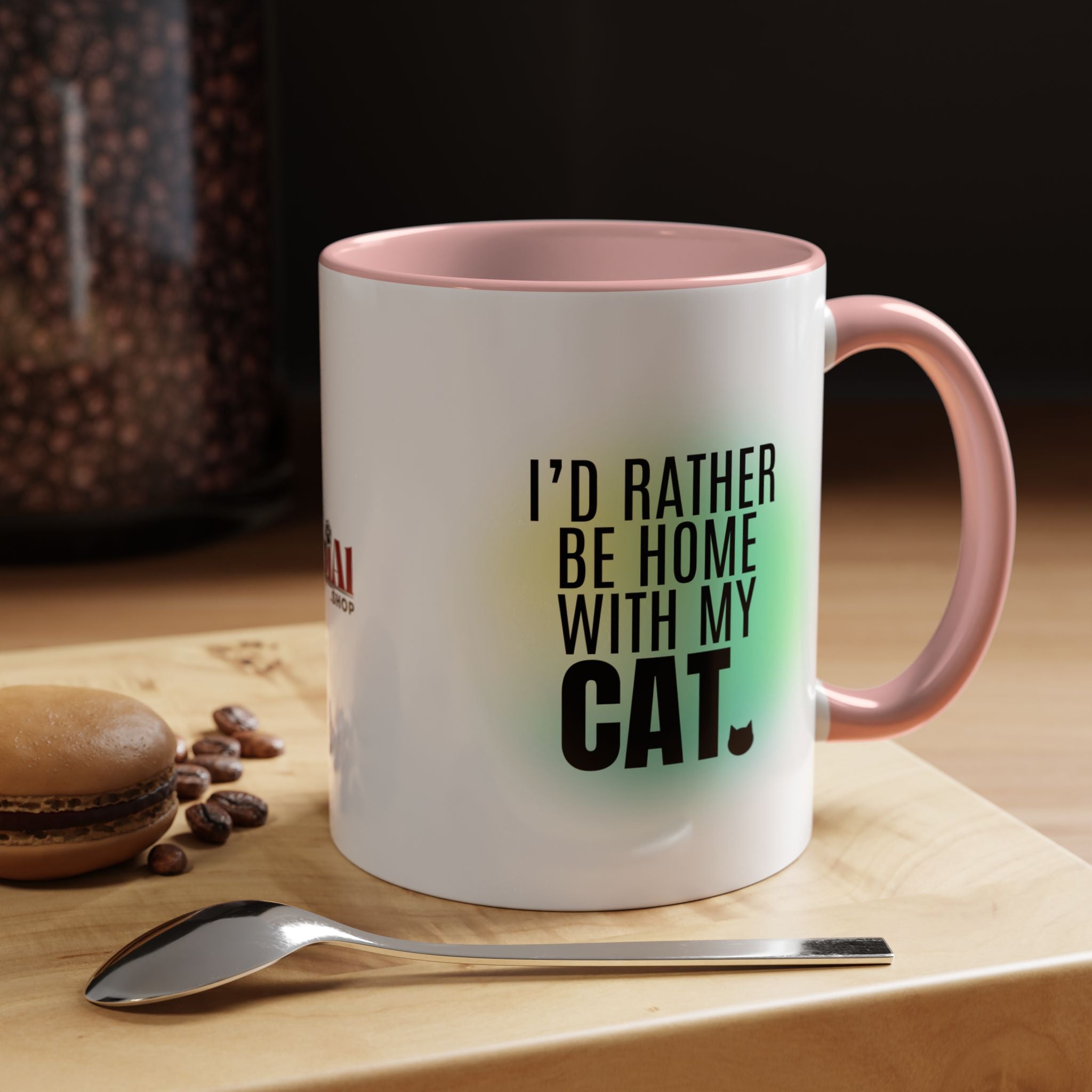 Photo depicting the ​Rather Be Home Accent Coffee Mug (11, 15oz) from EpiAl's Shop.