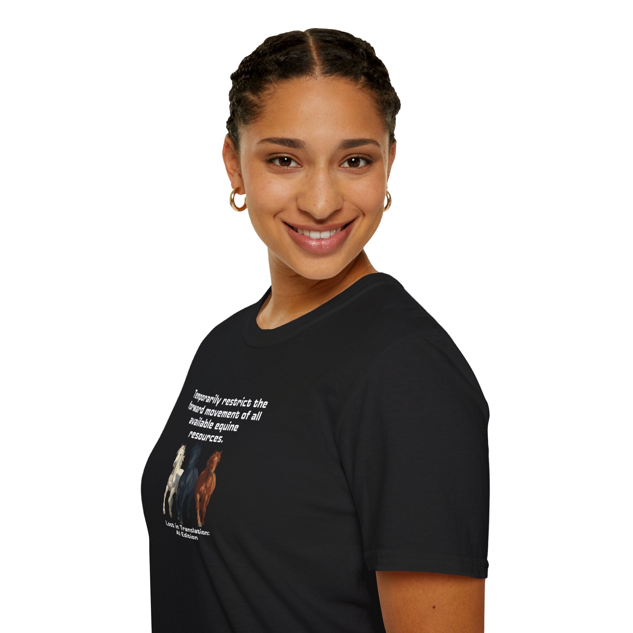 AI Translation: Hold Your Horses Unisex T-Shirt