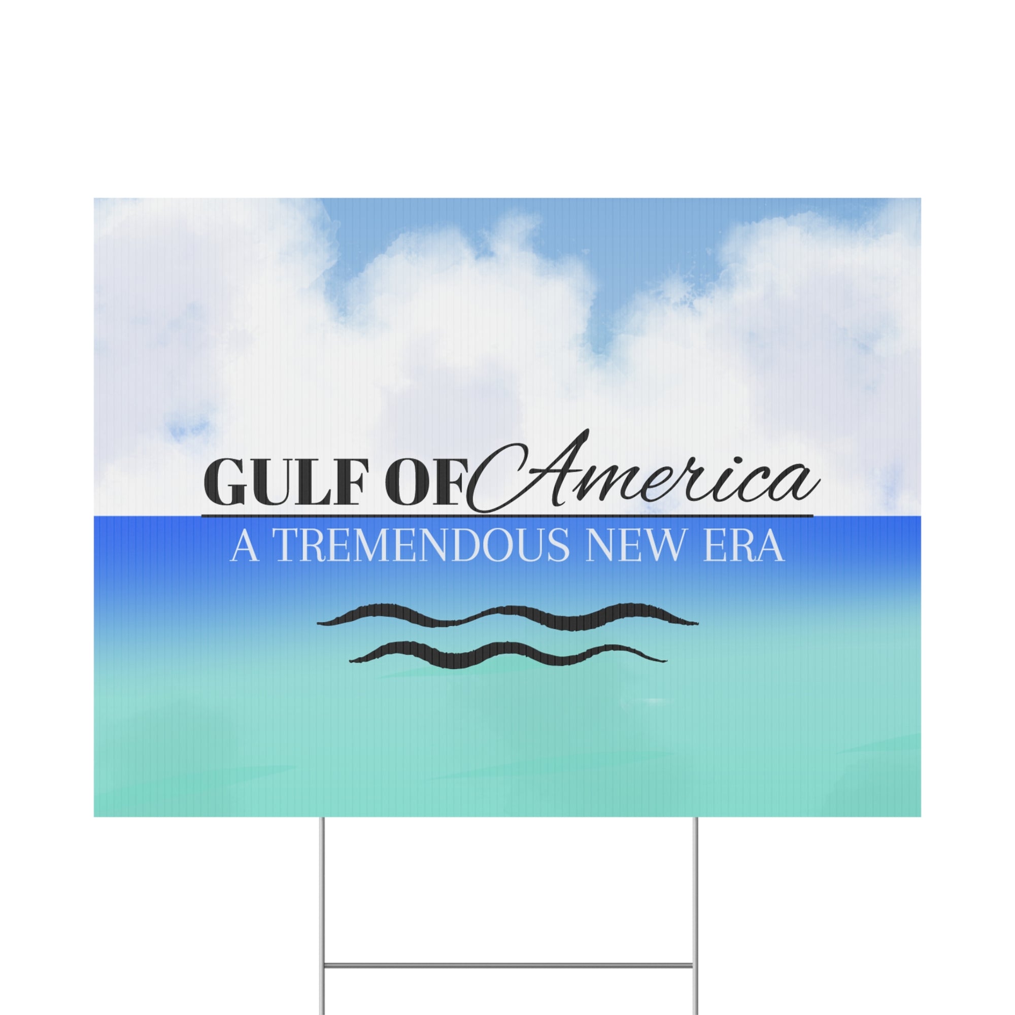 American Gulf Plastic Yard Sign