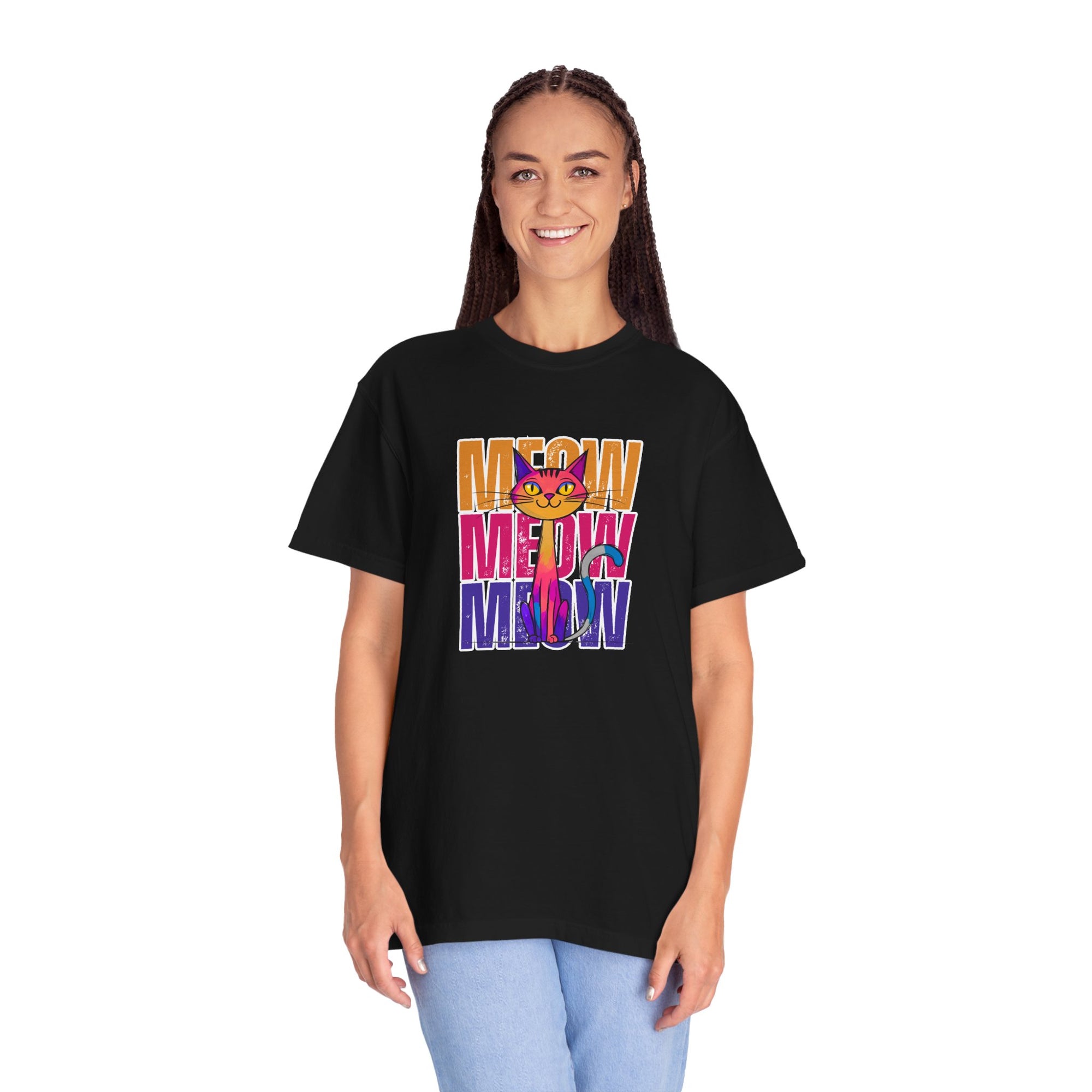 Meow Vibes Unisex T-Shirt | Funny Cat Tee
