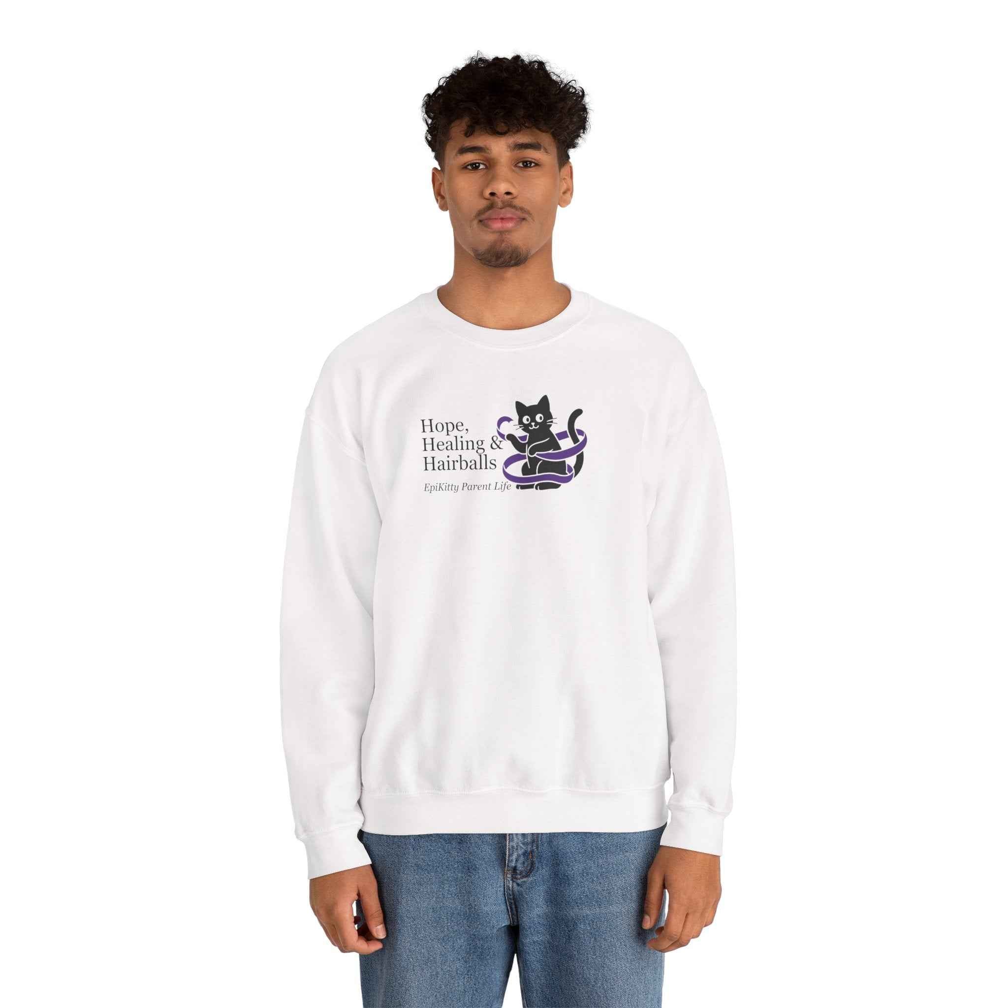 “Hope, Healing & Hairballs” Epikitty Parent Life Sweatshirt