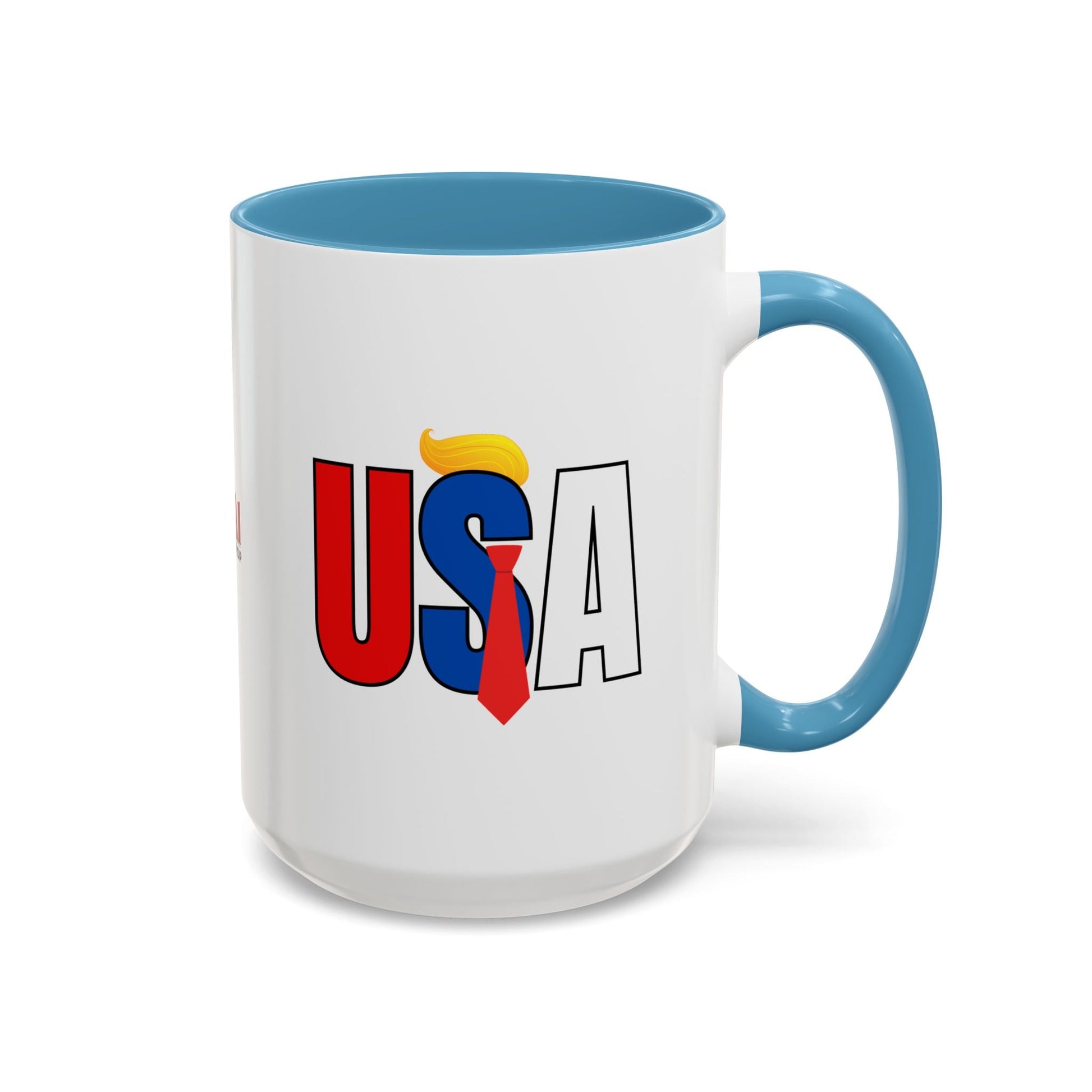 Trump USA Accent Coffee Mug Printify