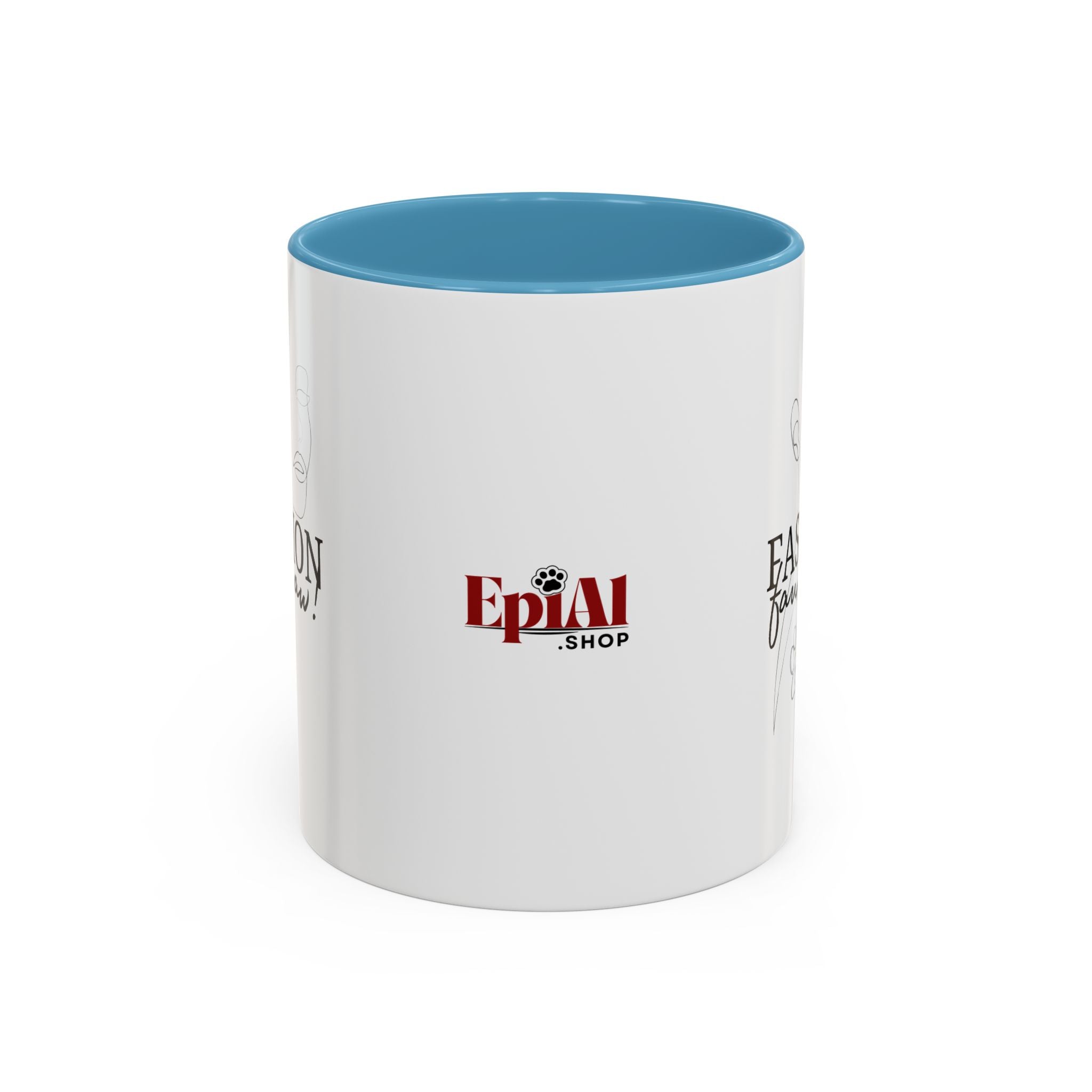 Photo depicting the ​Fashion Faux Paw Accent Coffee Mug (11, 15oz) from EpiAl's Shop.