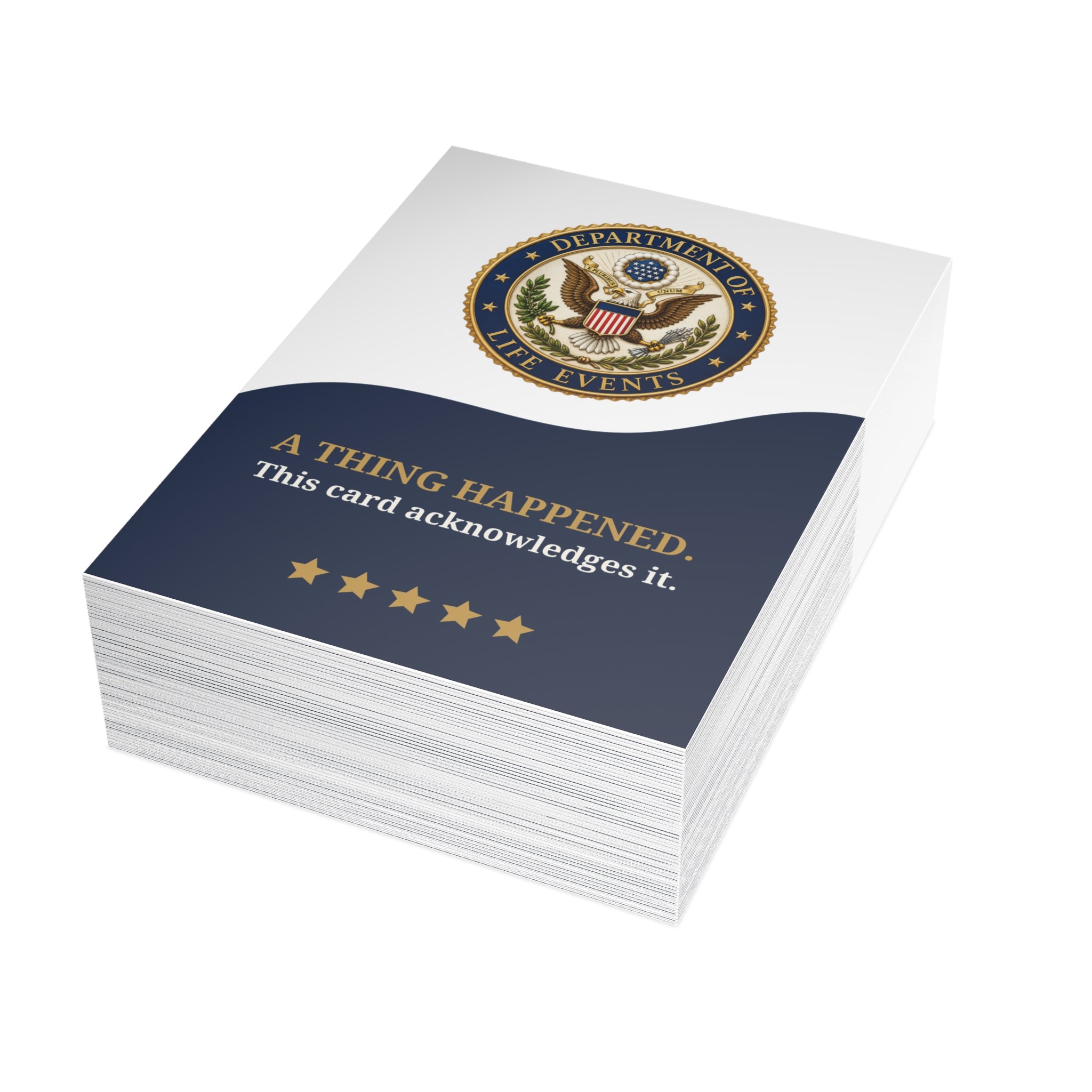 Department of Life Events Greeting Card – Funny All Occasion Card