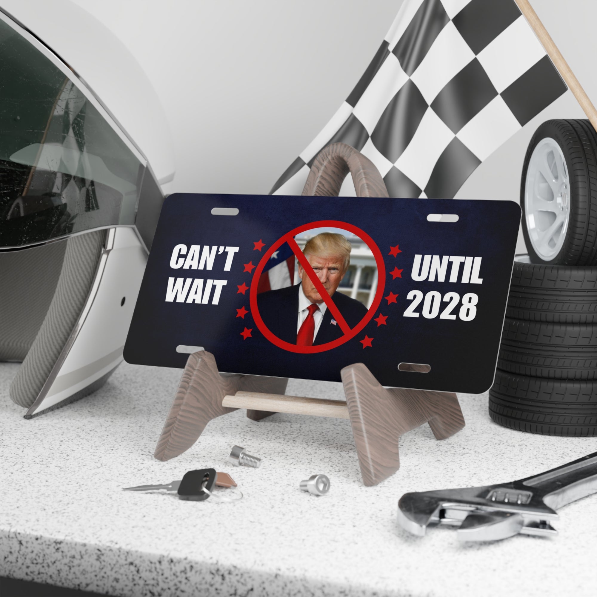 Can't Wait Until 2028 Political Vanity Plate