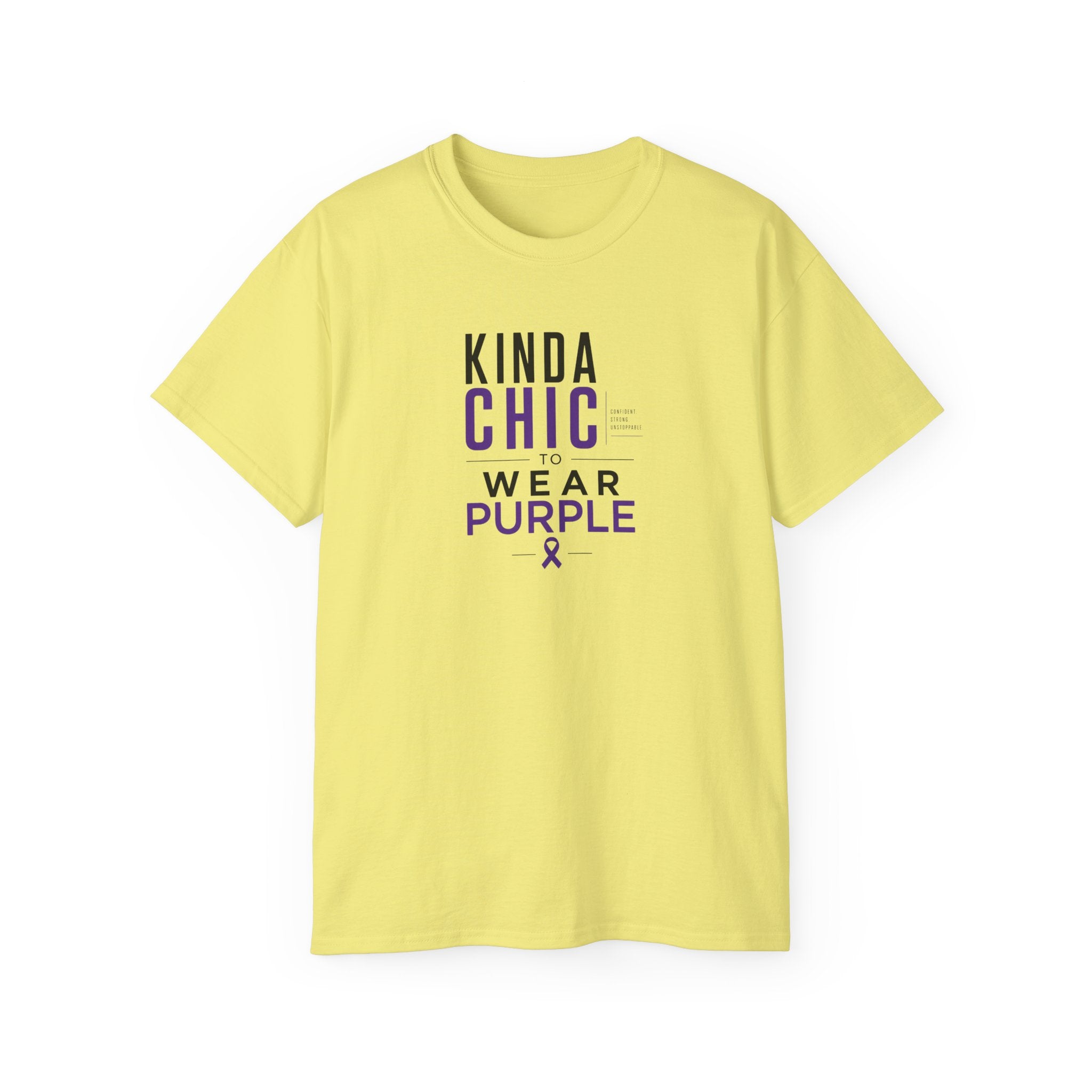 Kinda Chic to Wear Purple Epilepsy Awareness T-Shirt