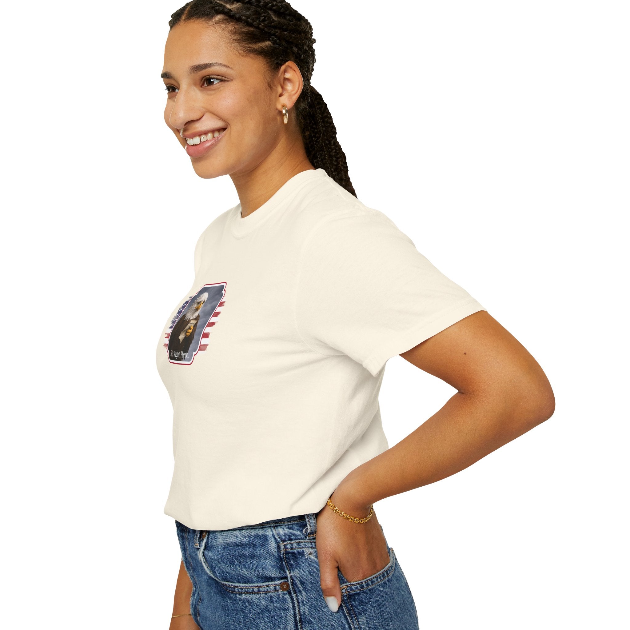 “It’s Right Here” Political Parody T-Shirt